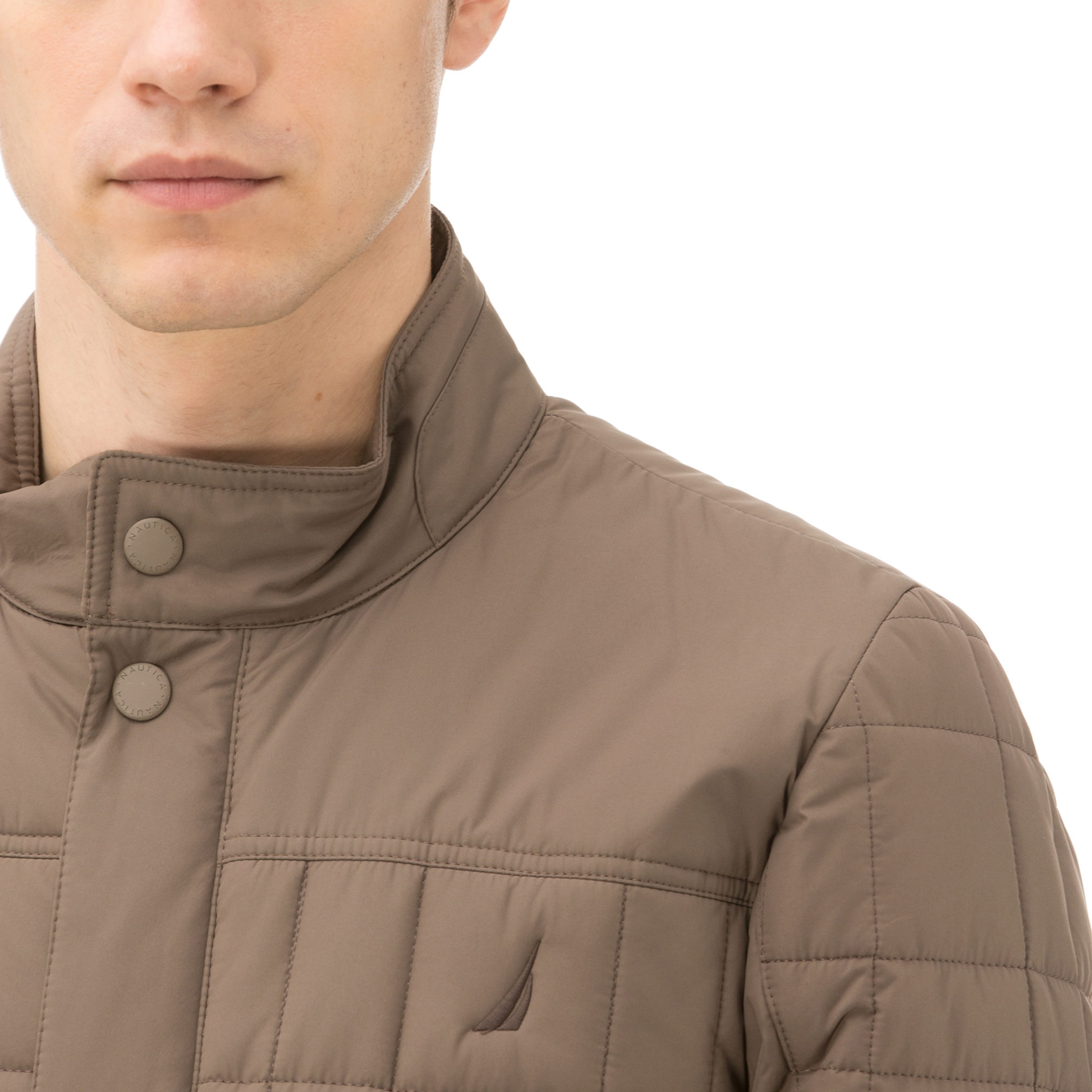 NAUTICA ERKEK CLASSIC FIT KAHVERENGİ KAPİTONE MONT