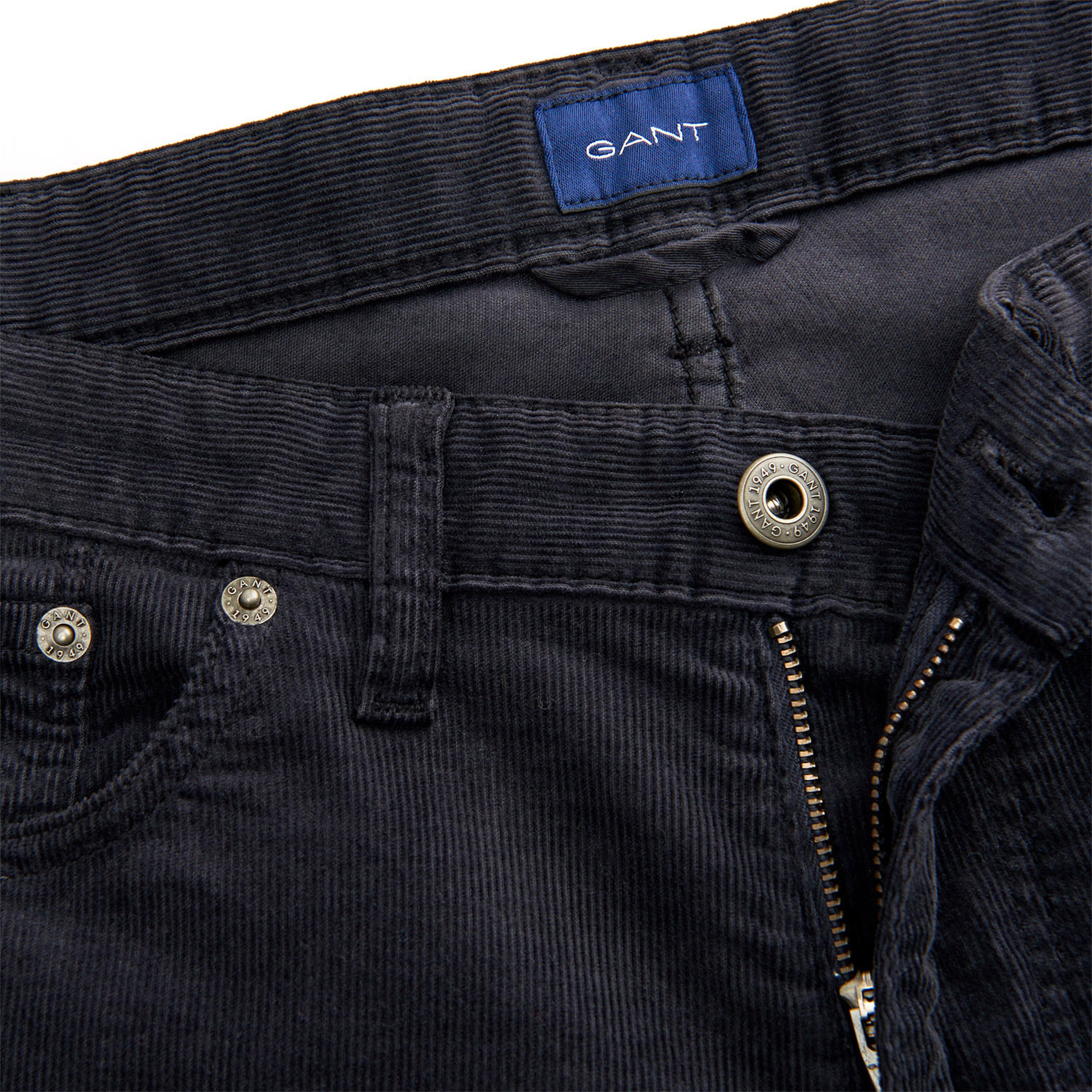 Gant Erkek Siyah Slim Fit Pantolon