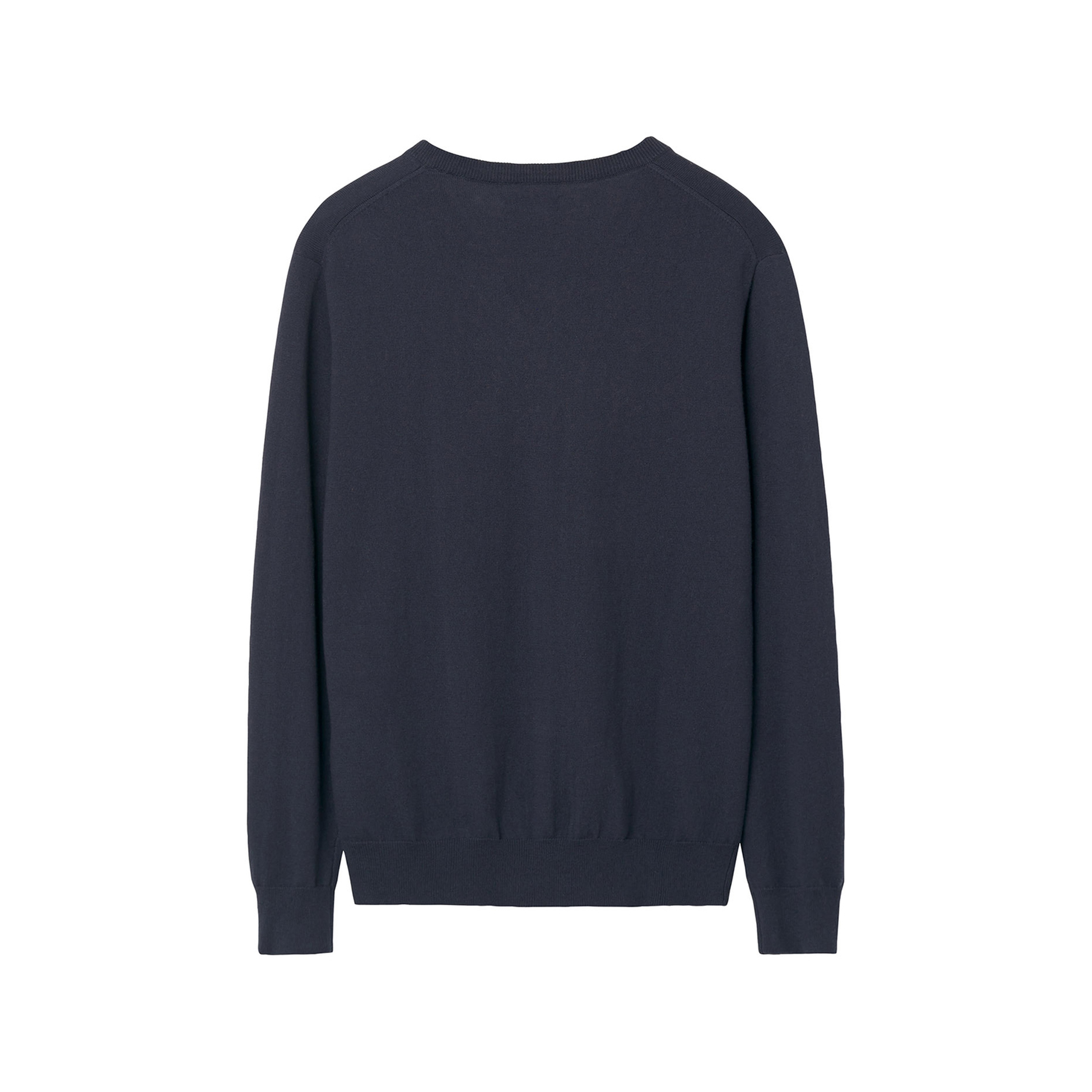 GANT Erkek Lacivert Regular Fit V Yaka Kazak