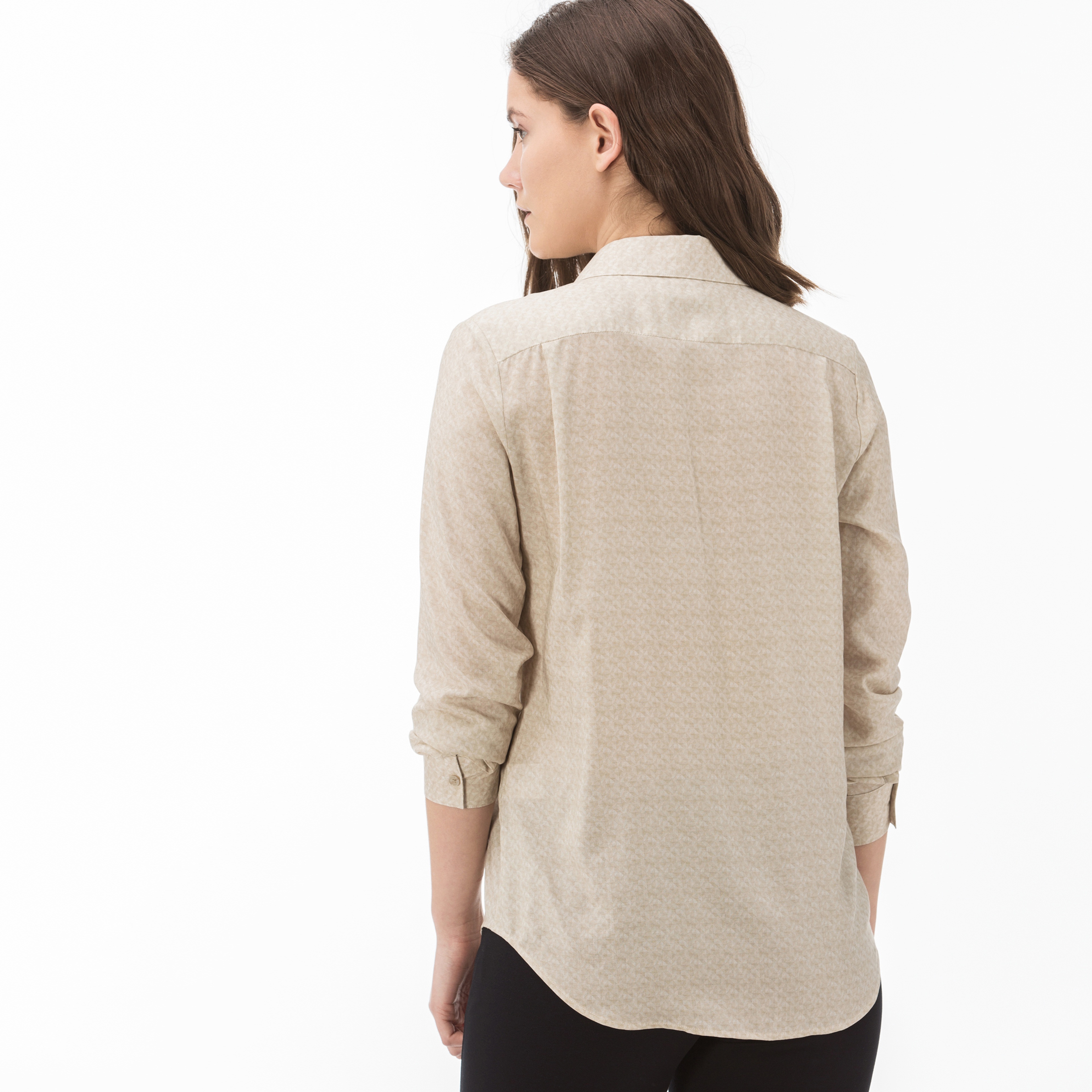 Lacoste Kadın Bej Gömlek