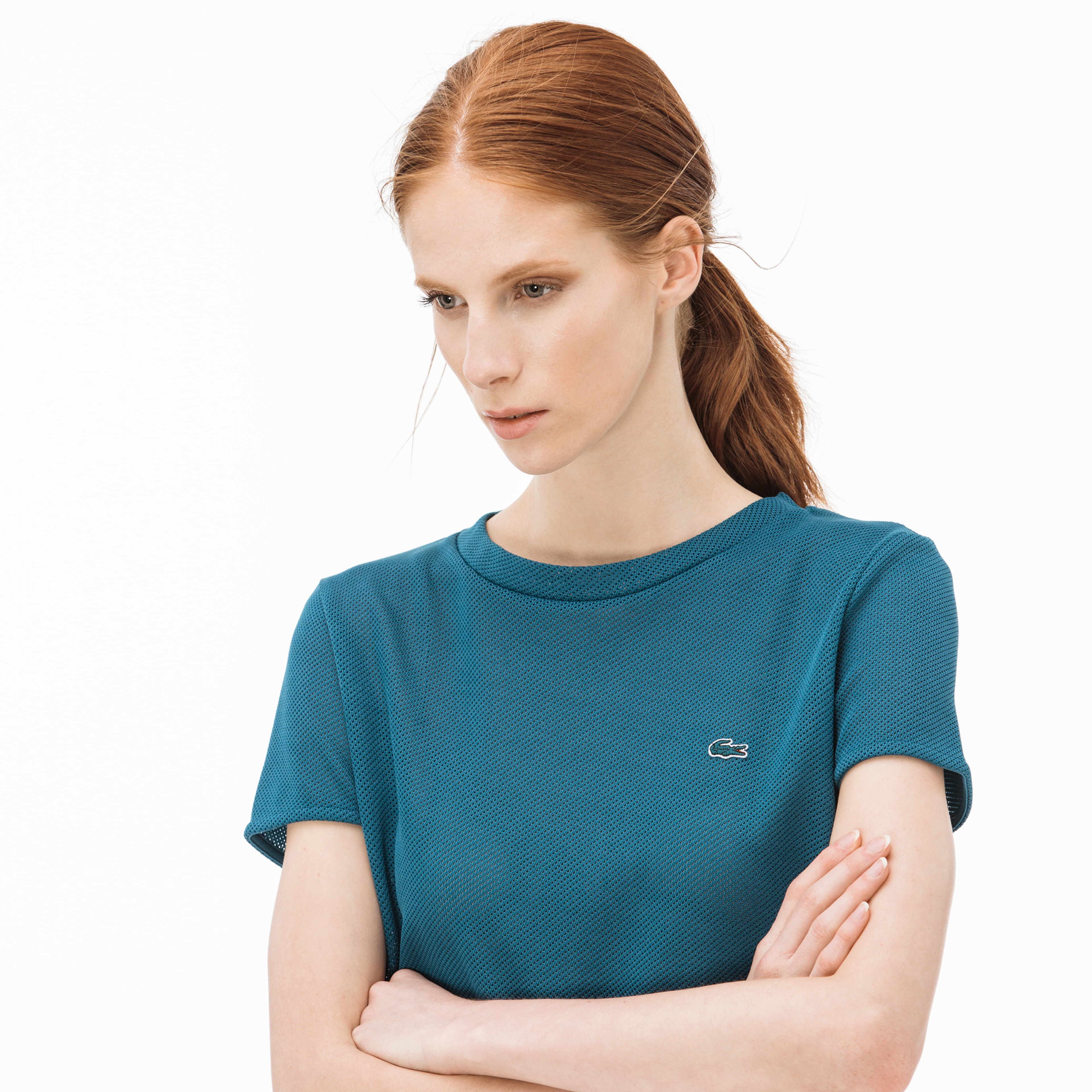 Lacoste Kadın Yeşil T-Shirt