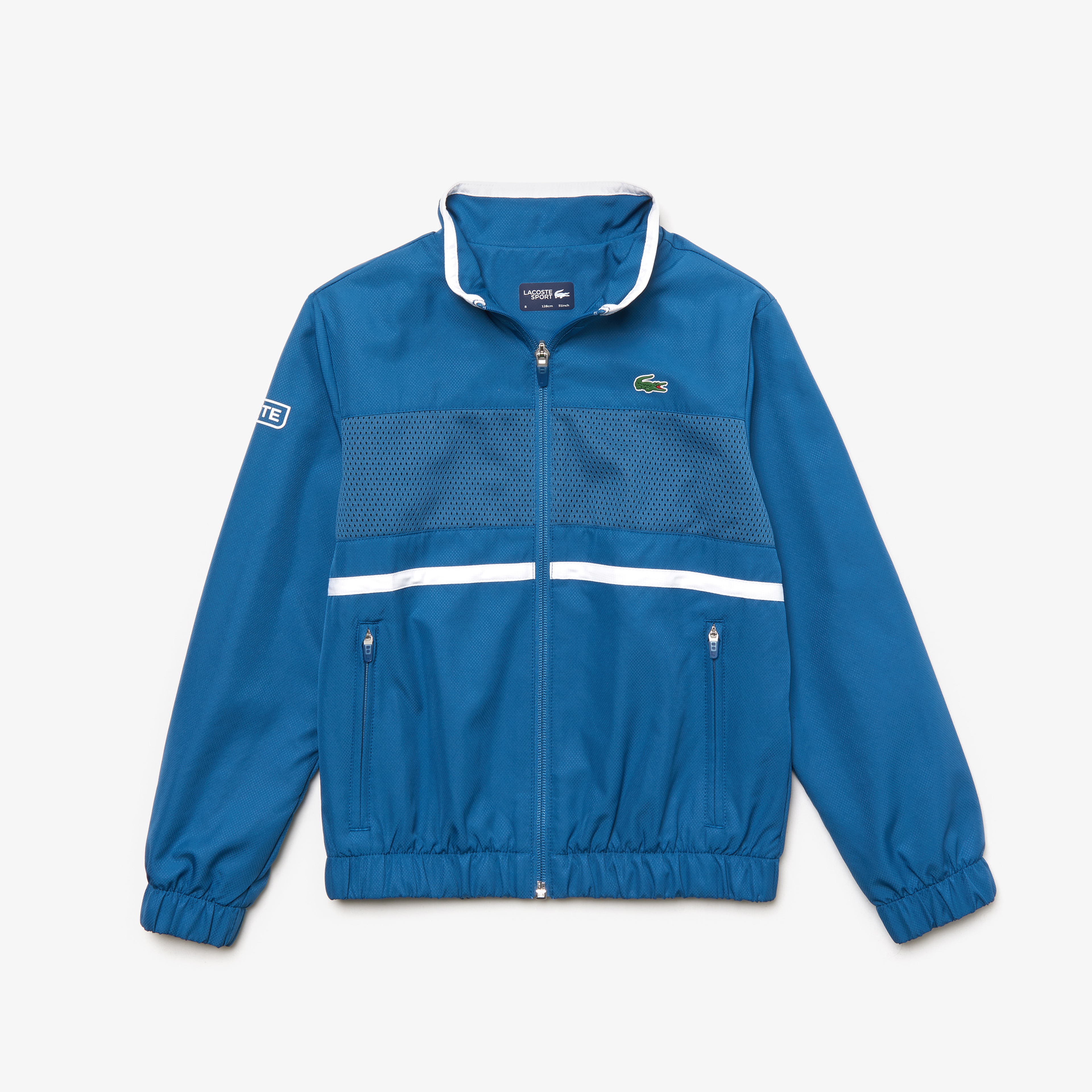 Lacoste Sport Çocuk Blok Desenli Mavi Eşofman Takımı