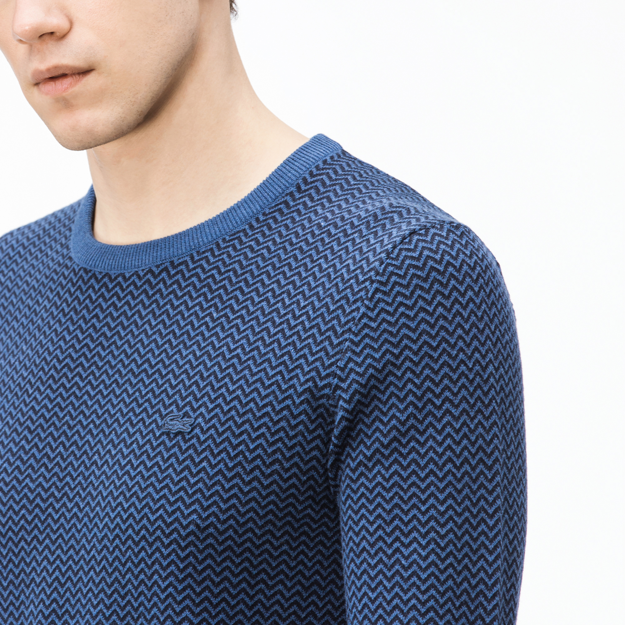 Lacoste Erkek Mavi Triko