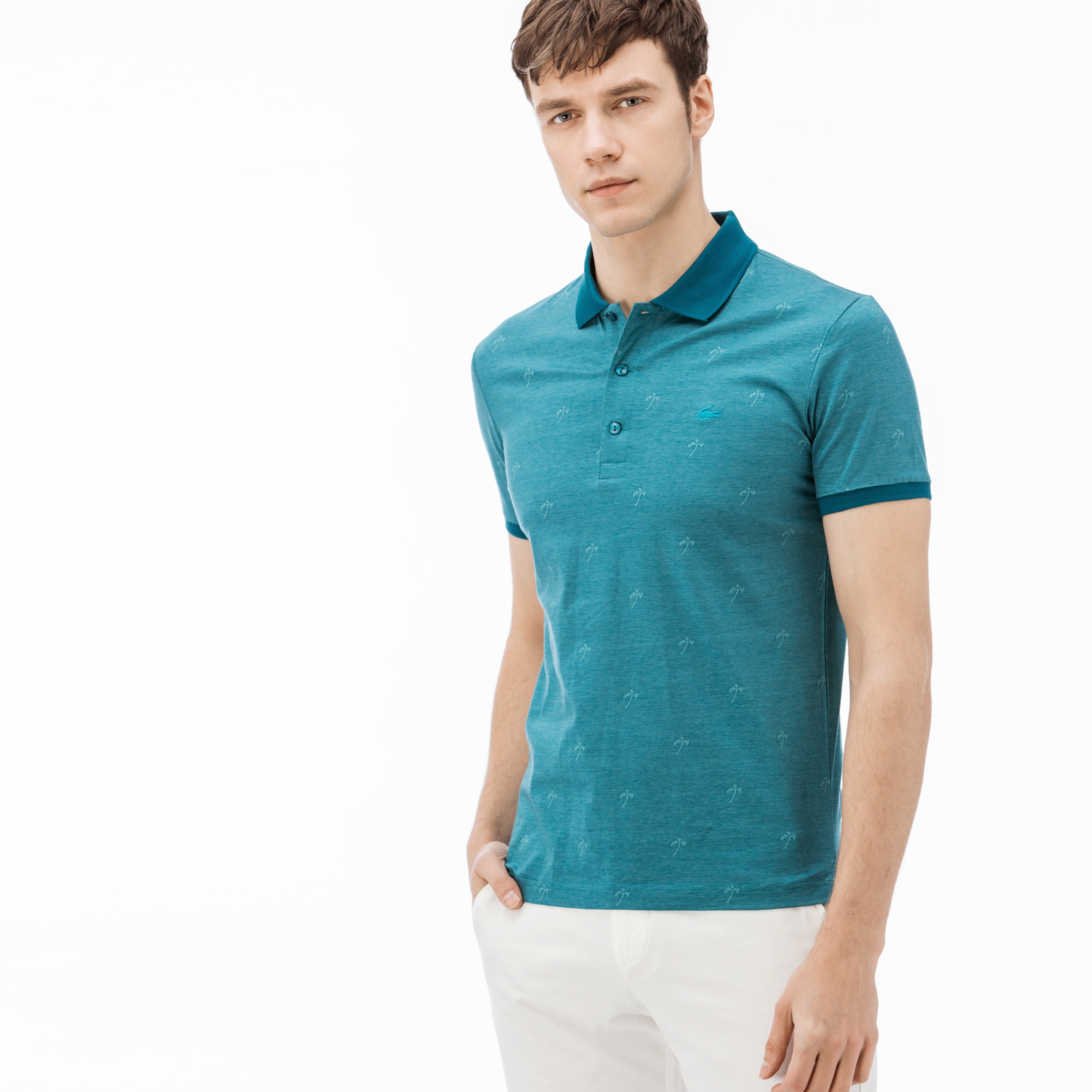 Lacoste Erkek Slim Fit Mavi Polo