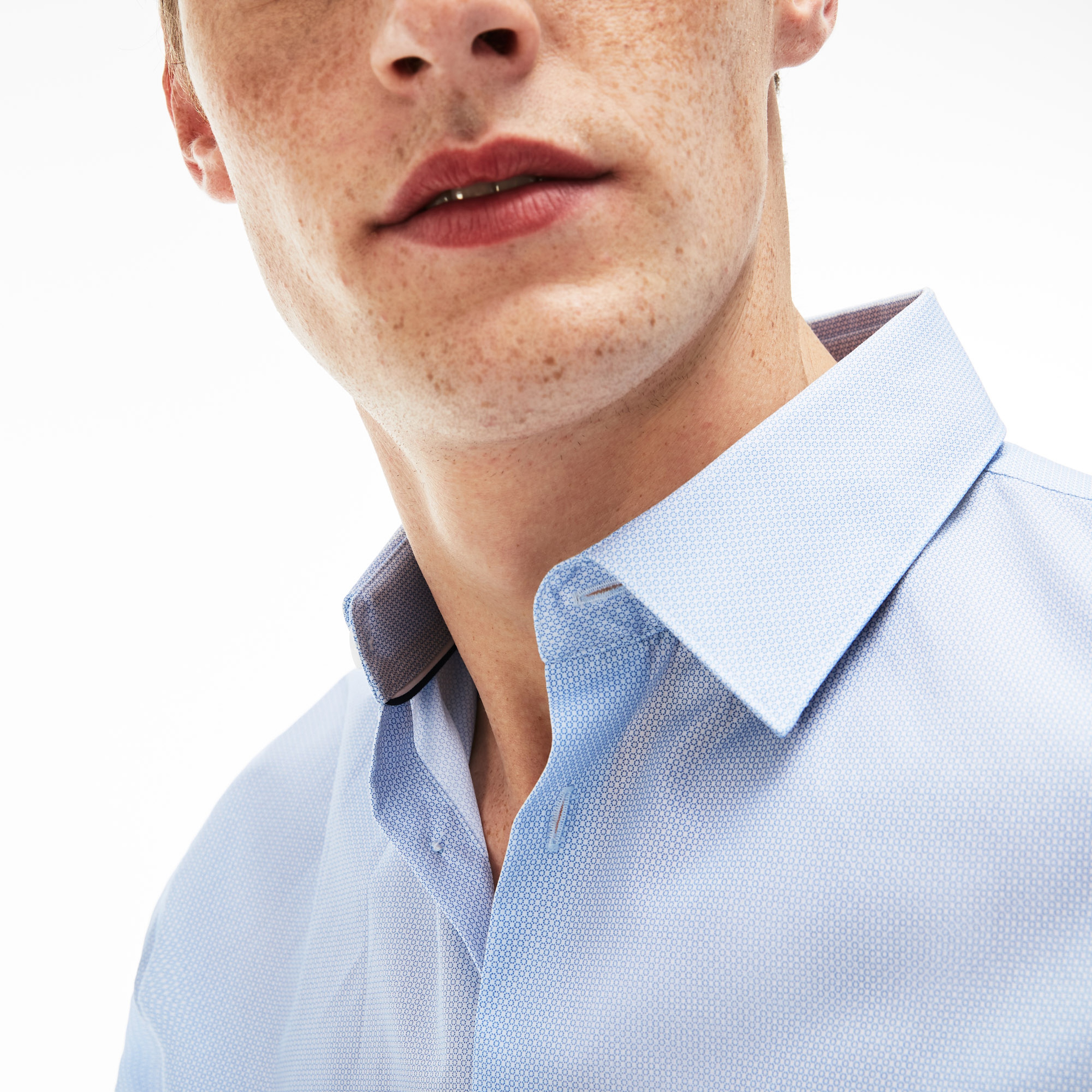 Lacoste Erkek Slim Fit Mavi Gömlek