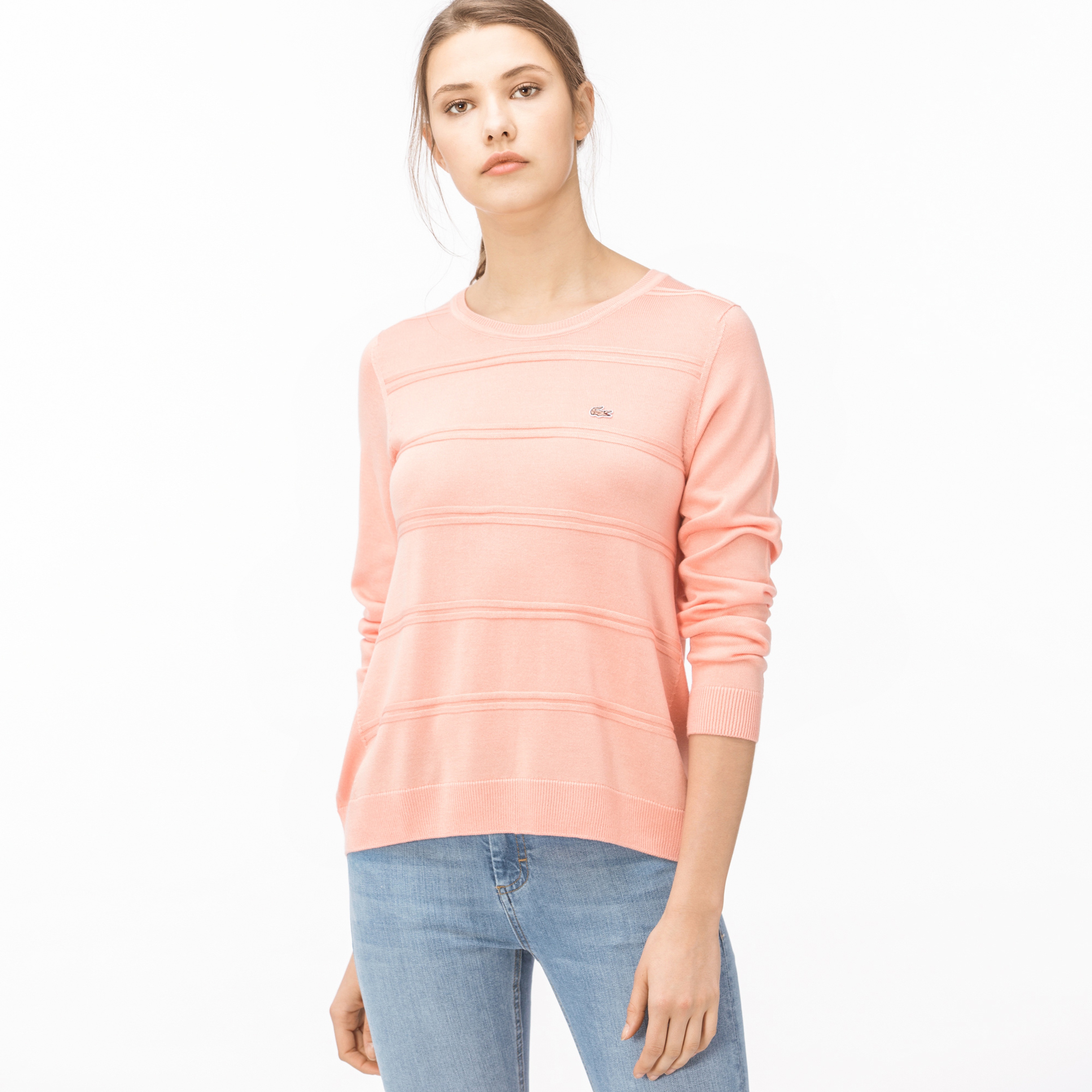 Lacoste Kadın Pembe Triko