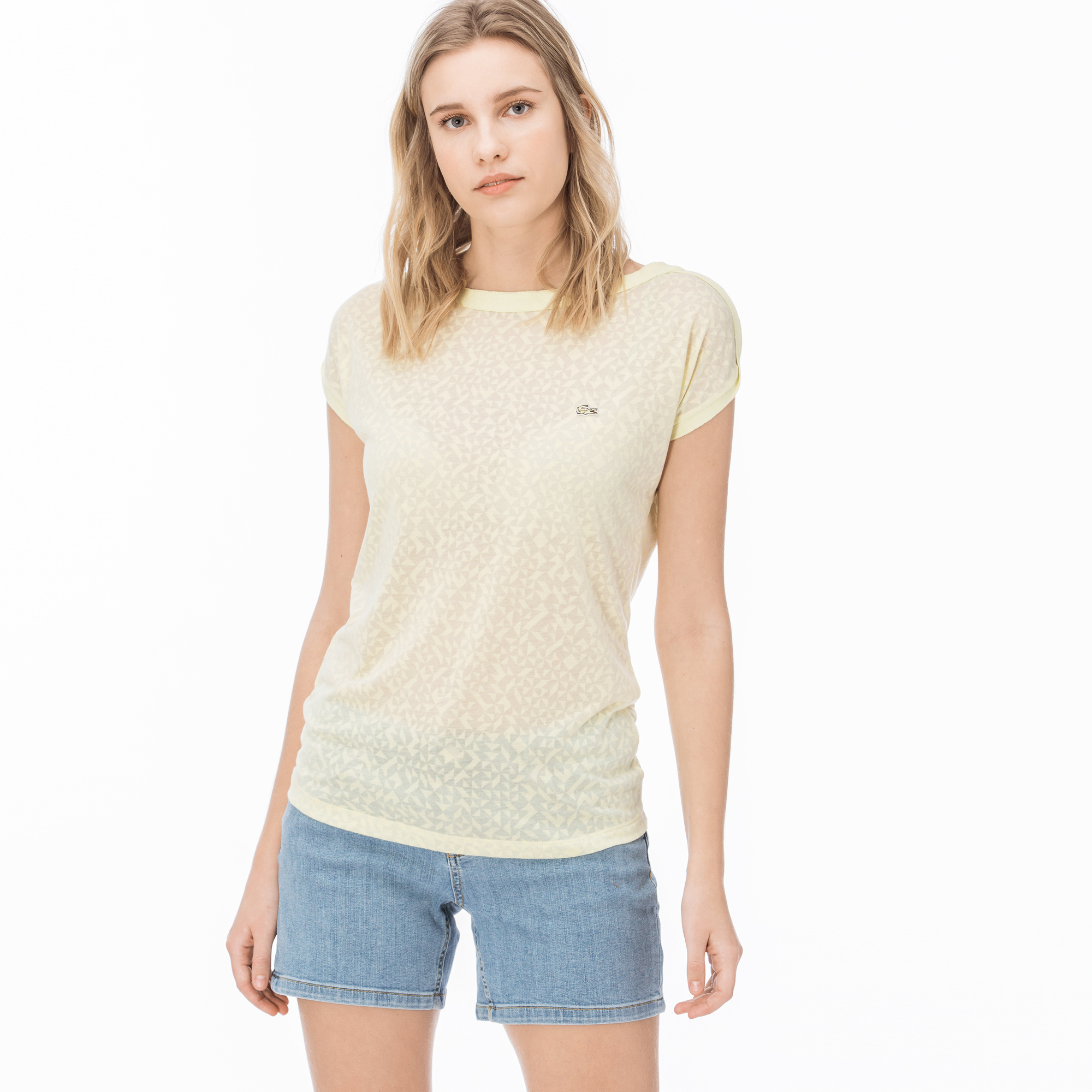 Lacoste Kadın Sarı Bluz