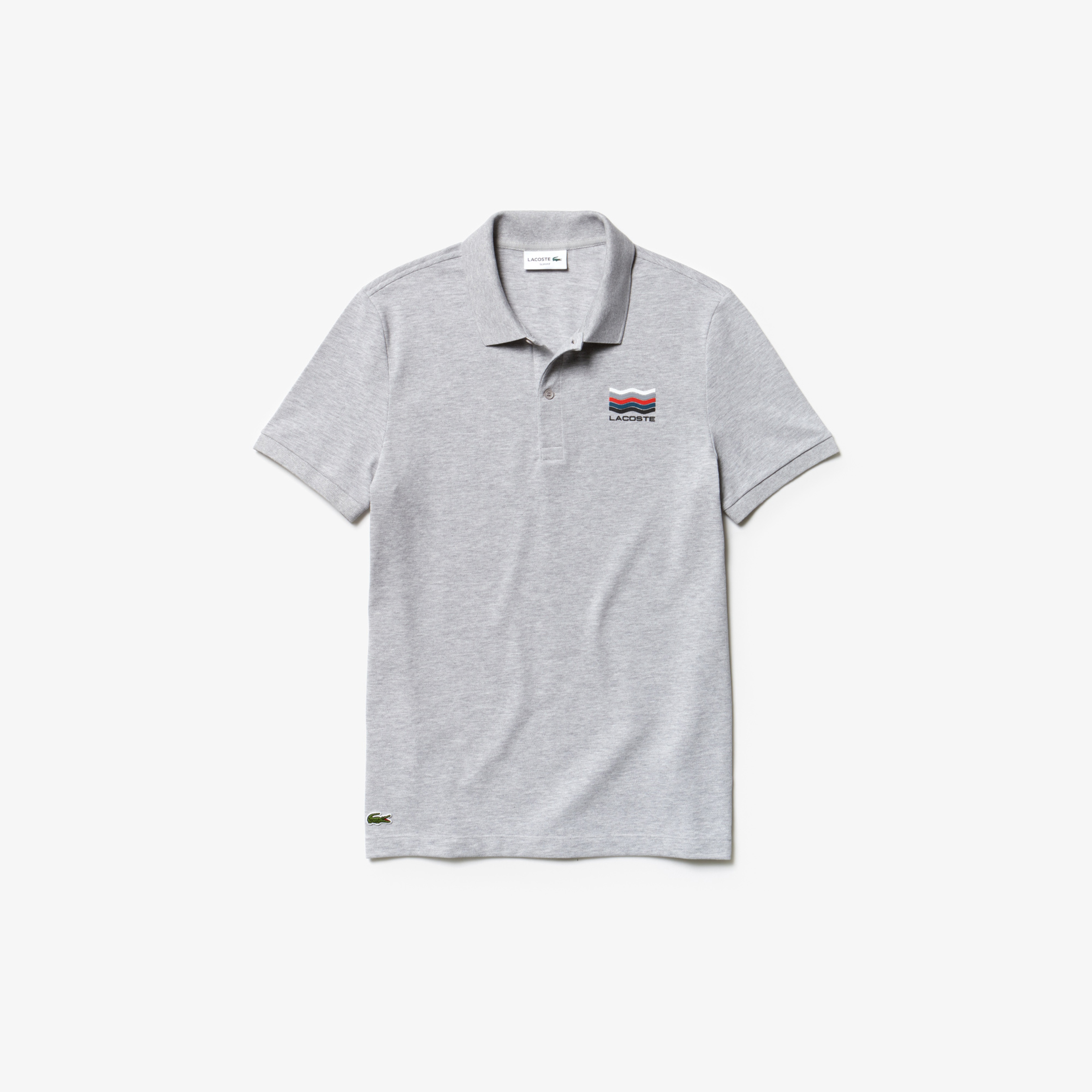 Lacoste Erkek Slim Fit Gri Polo