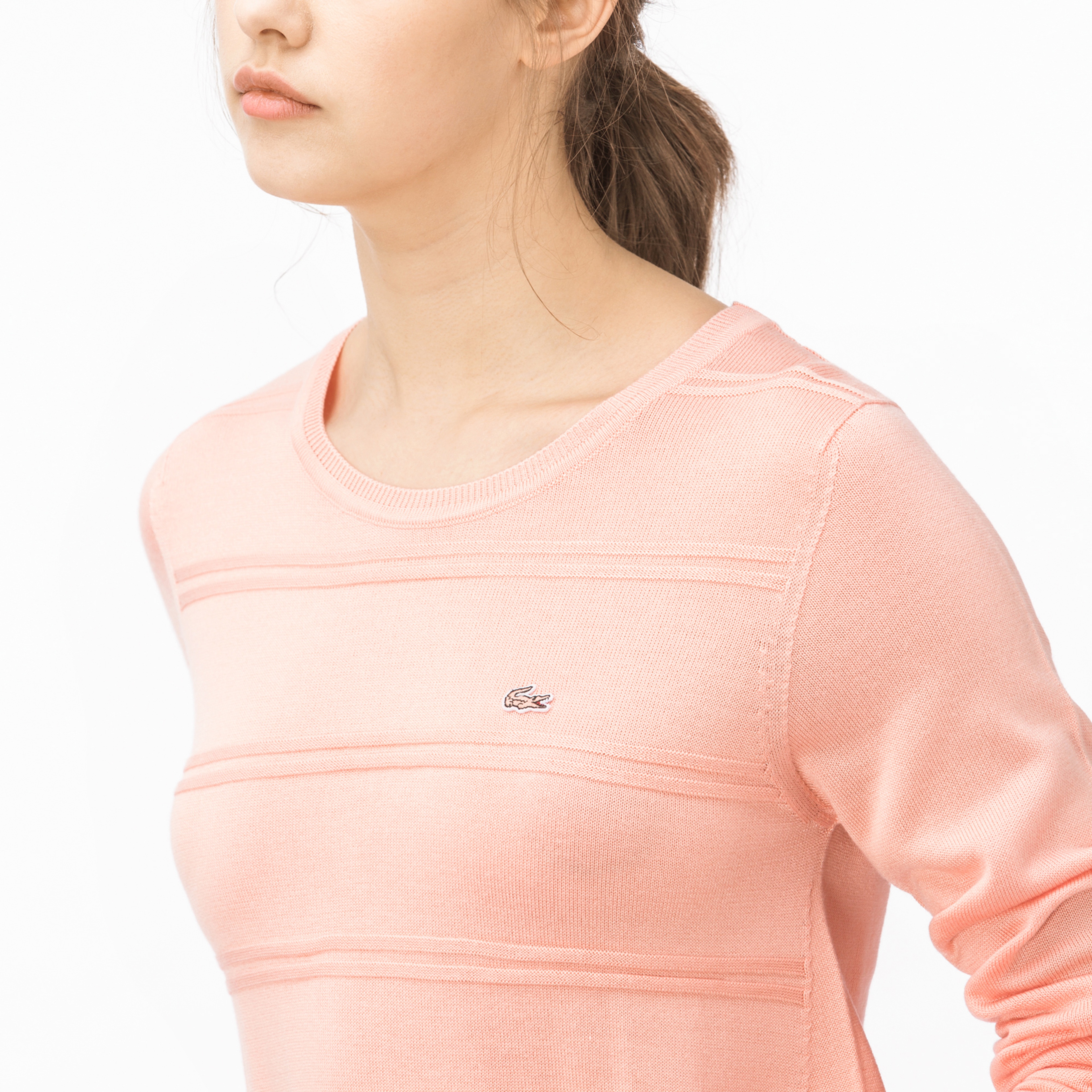 Lacoste Kadın Pembe Triko