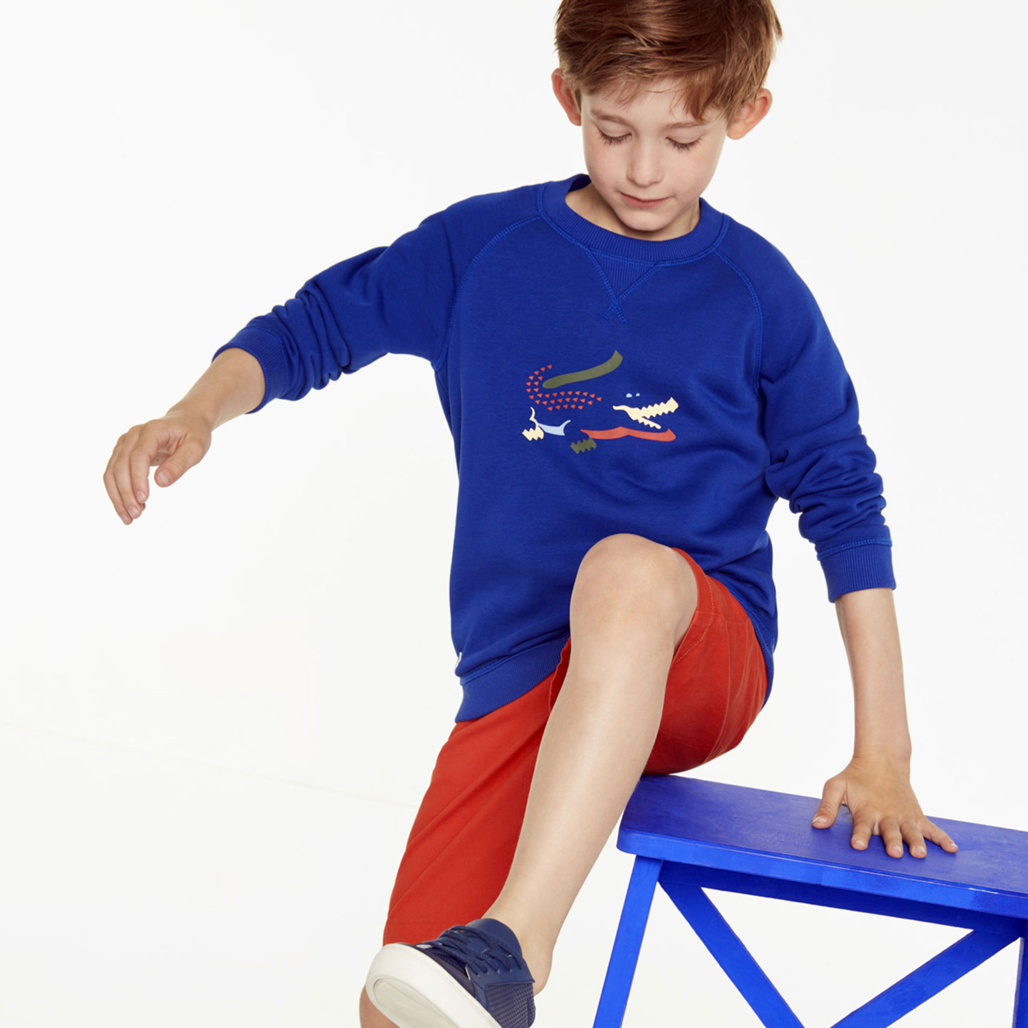 Lacoste Çocuk Lacivert Sweatshirt