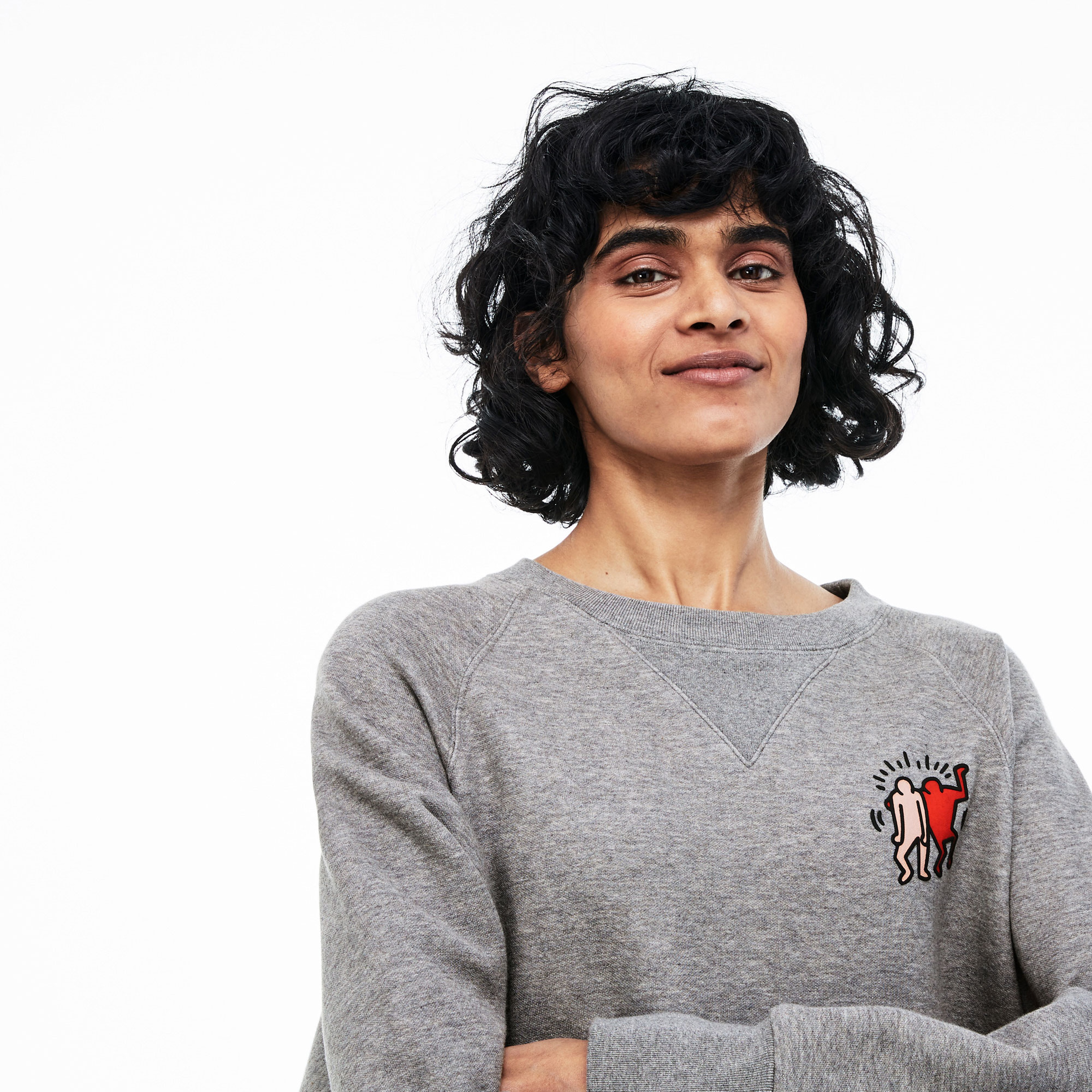 Lacoste Kadın Gri Sweatshirt