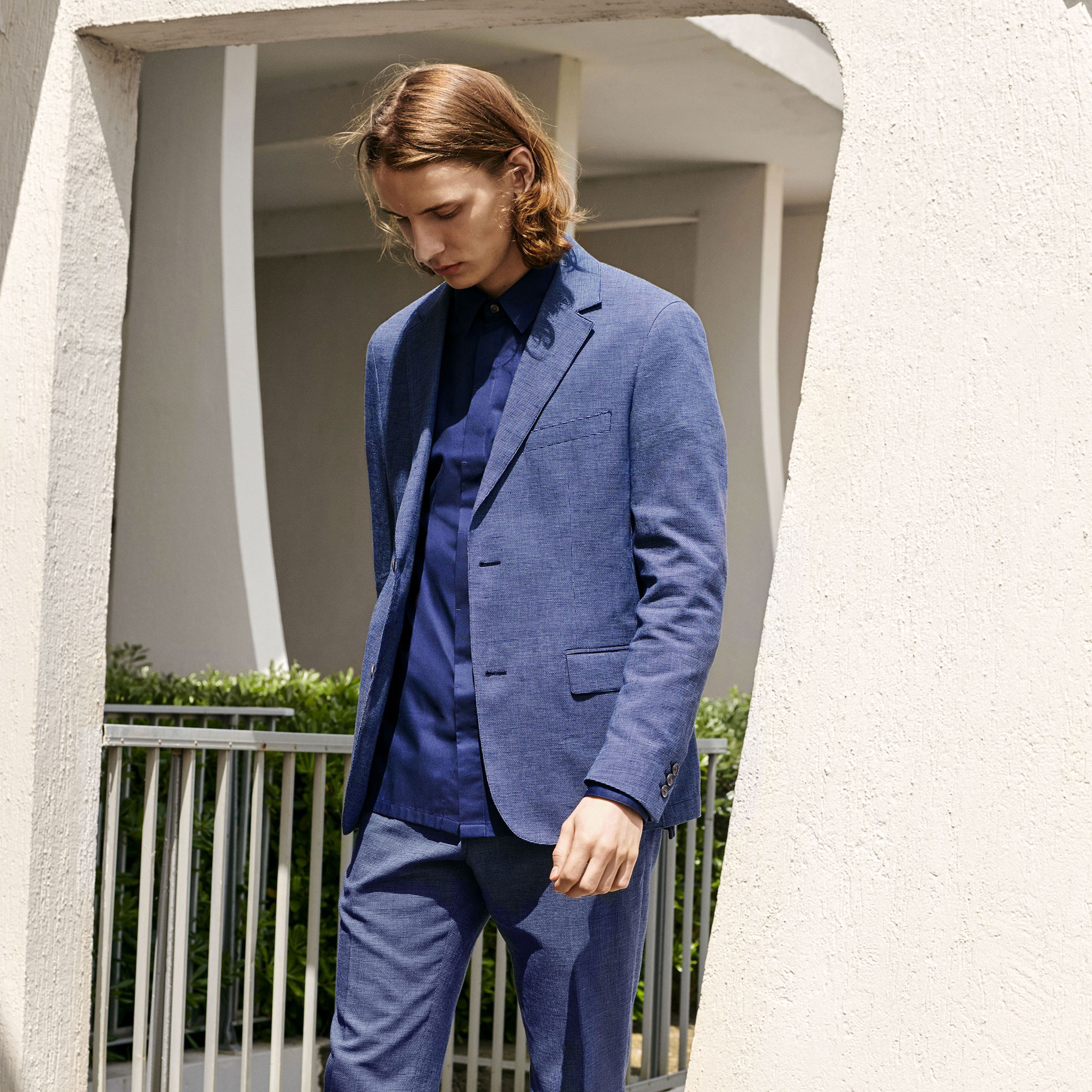 Lacoste Erkek Mavi Ceket