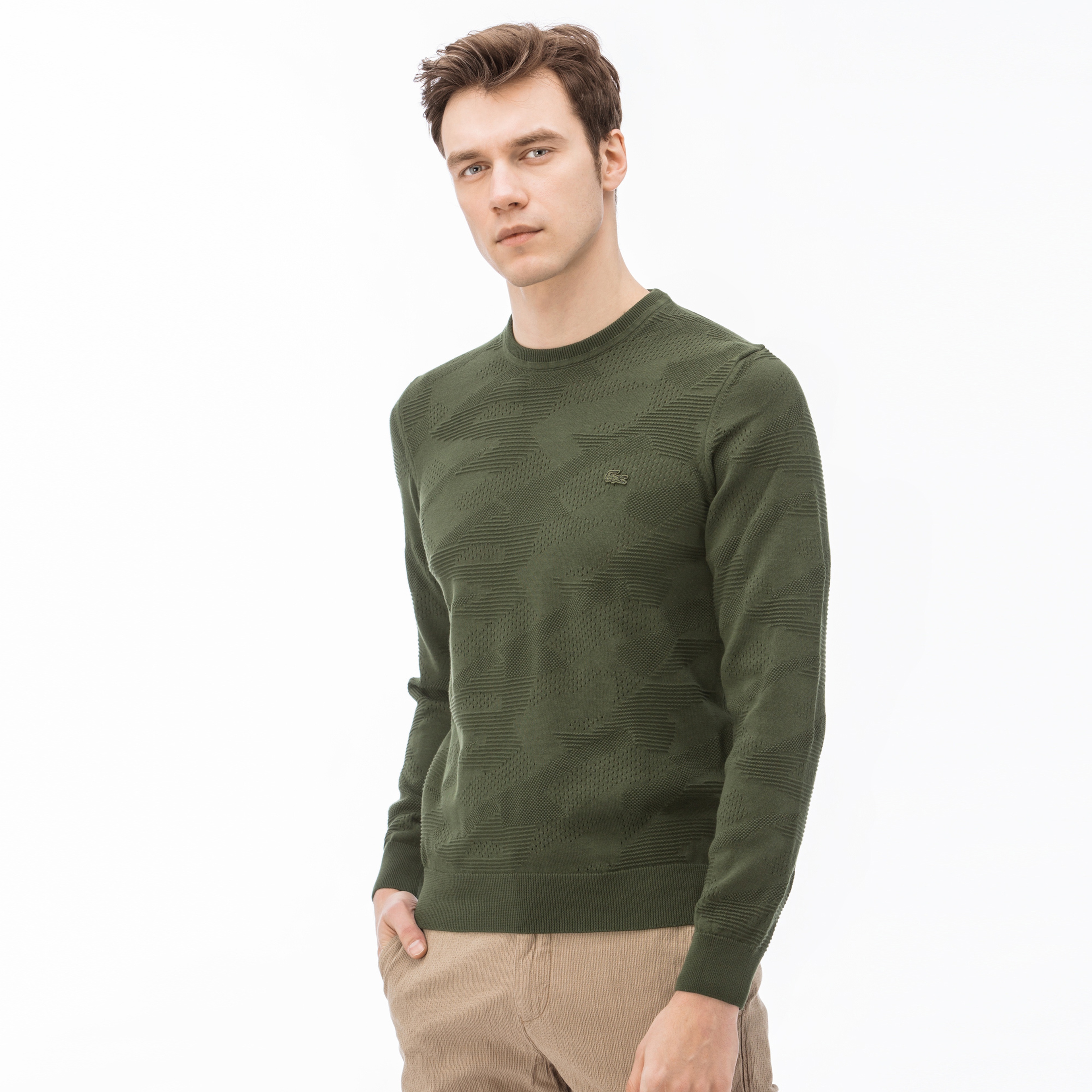 Lacoste Erkek Yeşil Triko