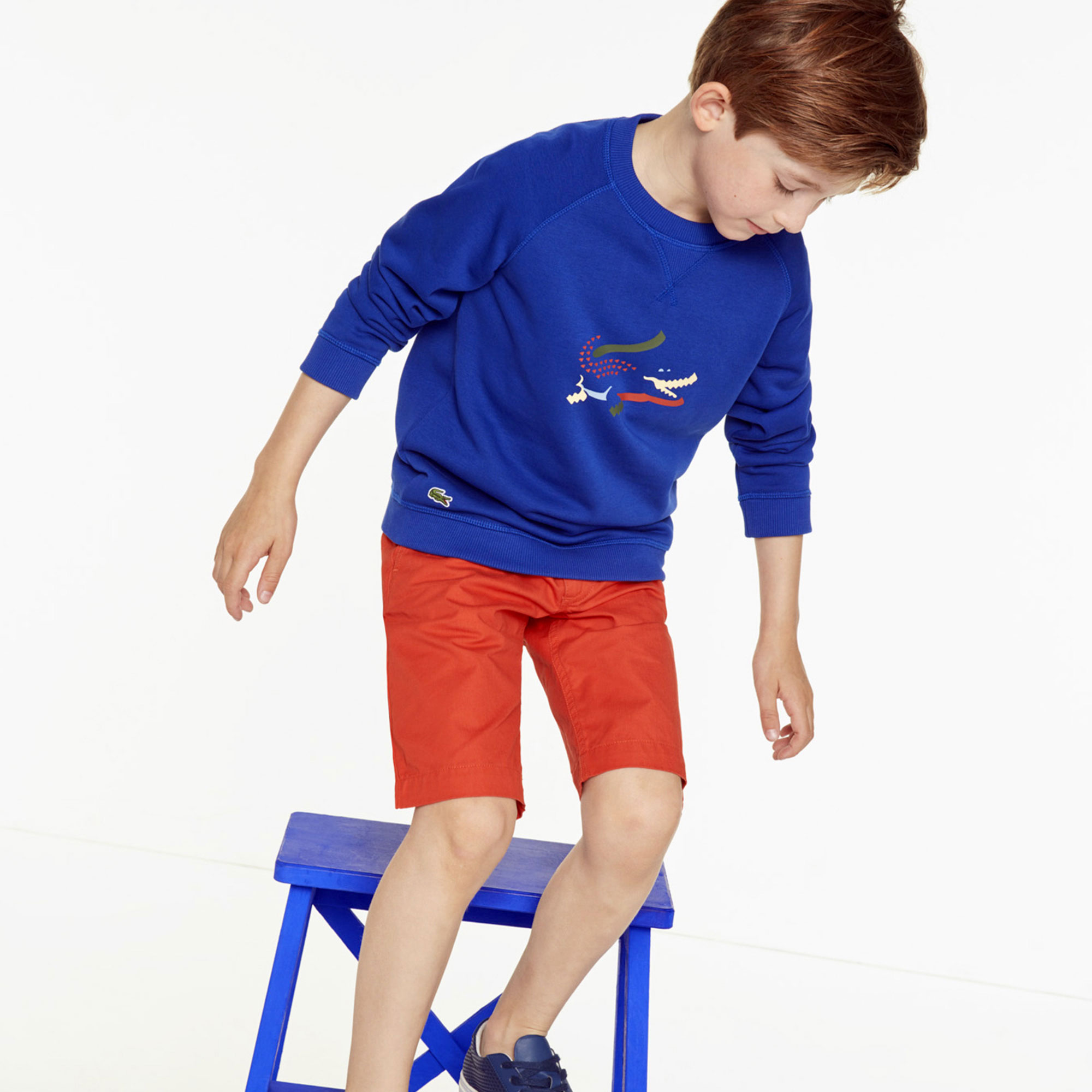 Lacoste Çocuk Lacivert Sweatshirt