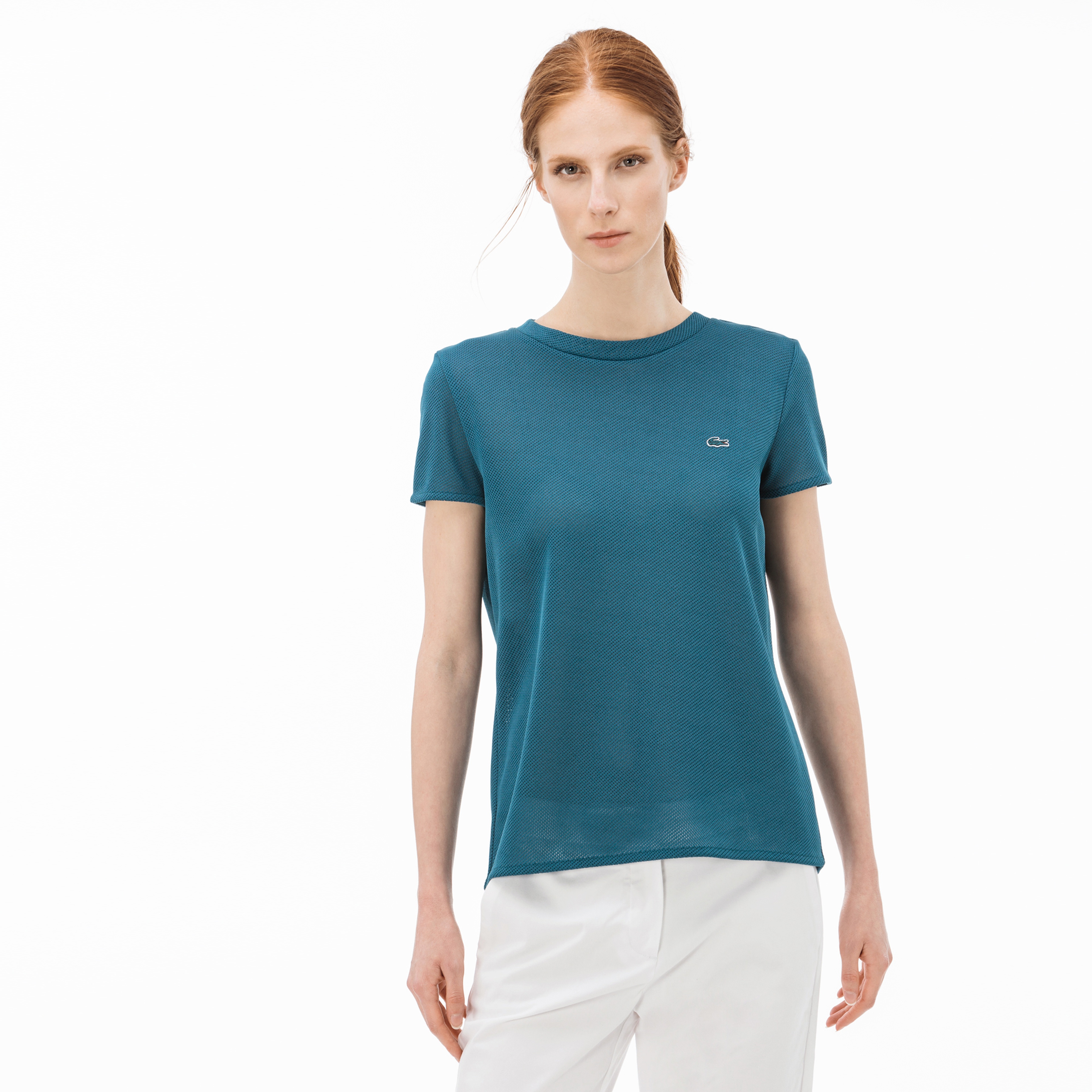 Lacoste Kadın Yeşil T-Shirt
