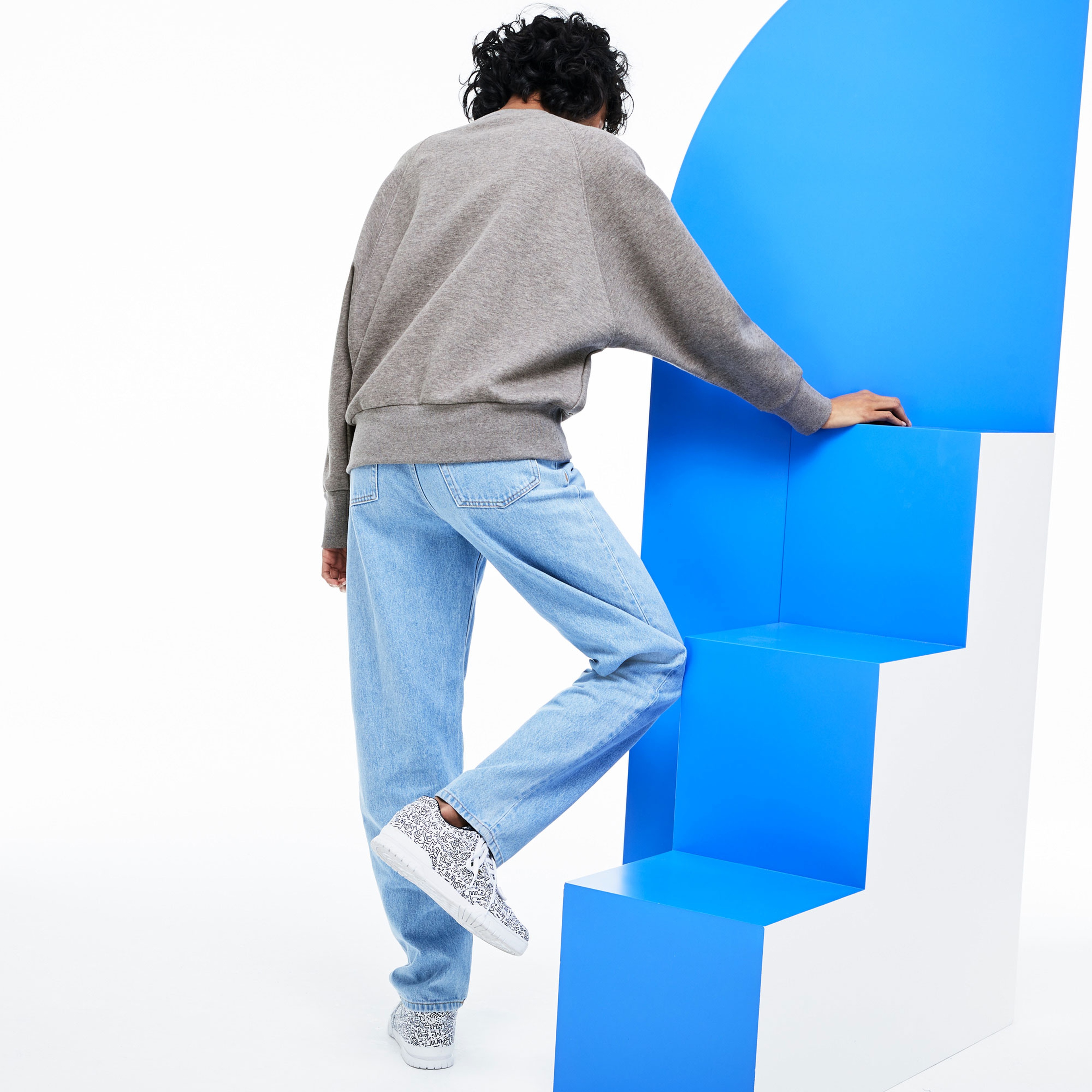 Lacoste Kadın Gri Sweatshirt