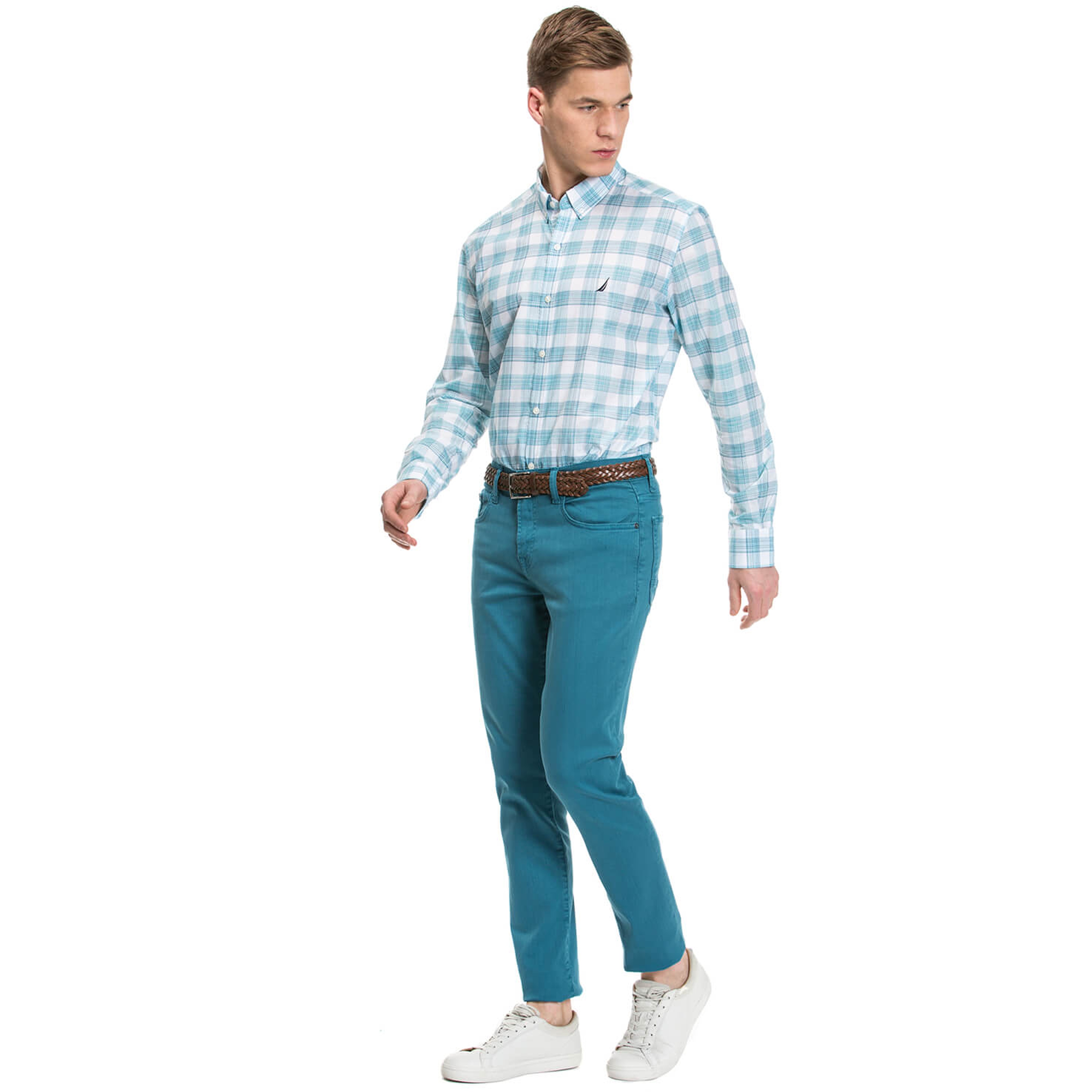 Nautica Erkek Mavi Slim Fit Pantolon
