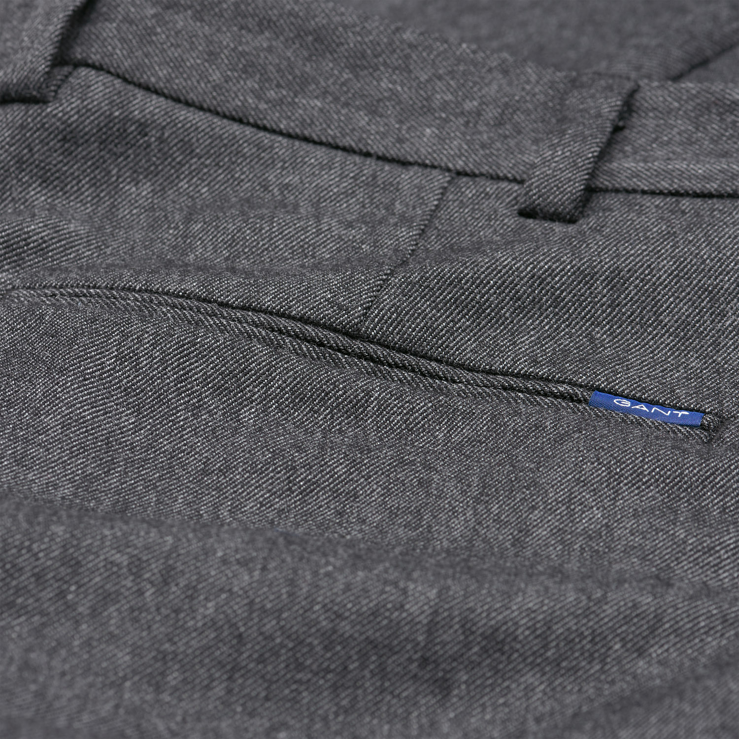 Flannel Chinos Erkek Gri Slim Pantolon