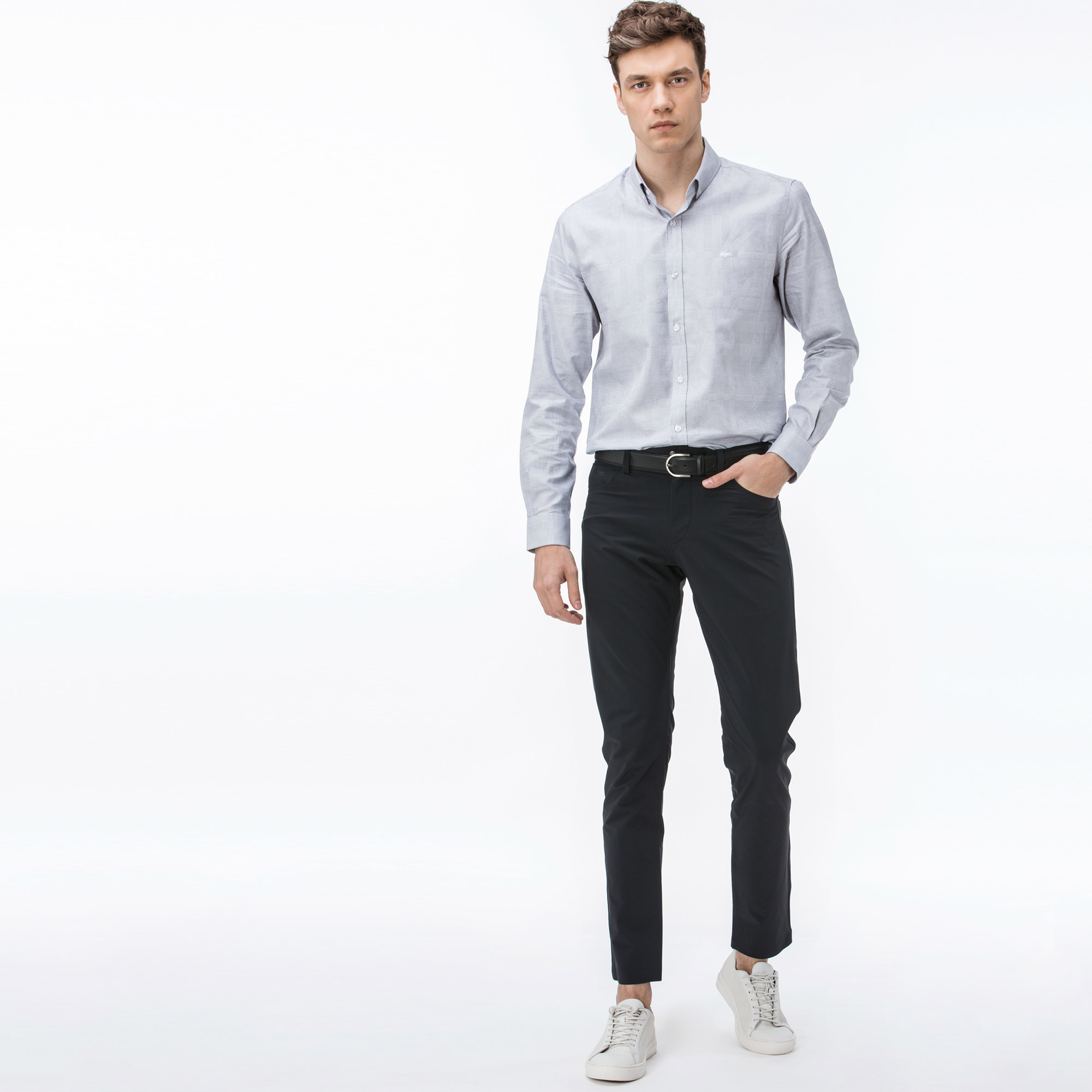 Lacoste Erkek Streç Siyah Pantolon