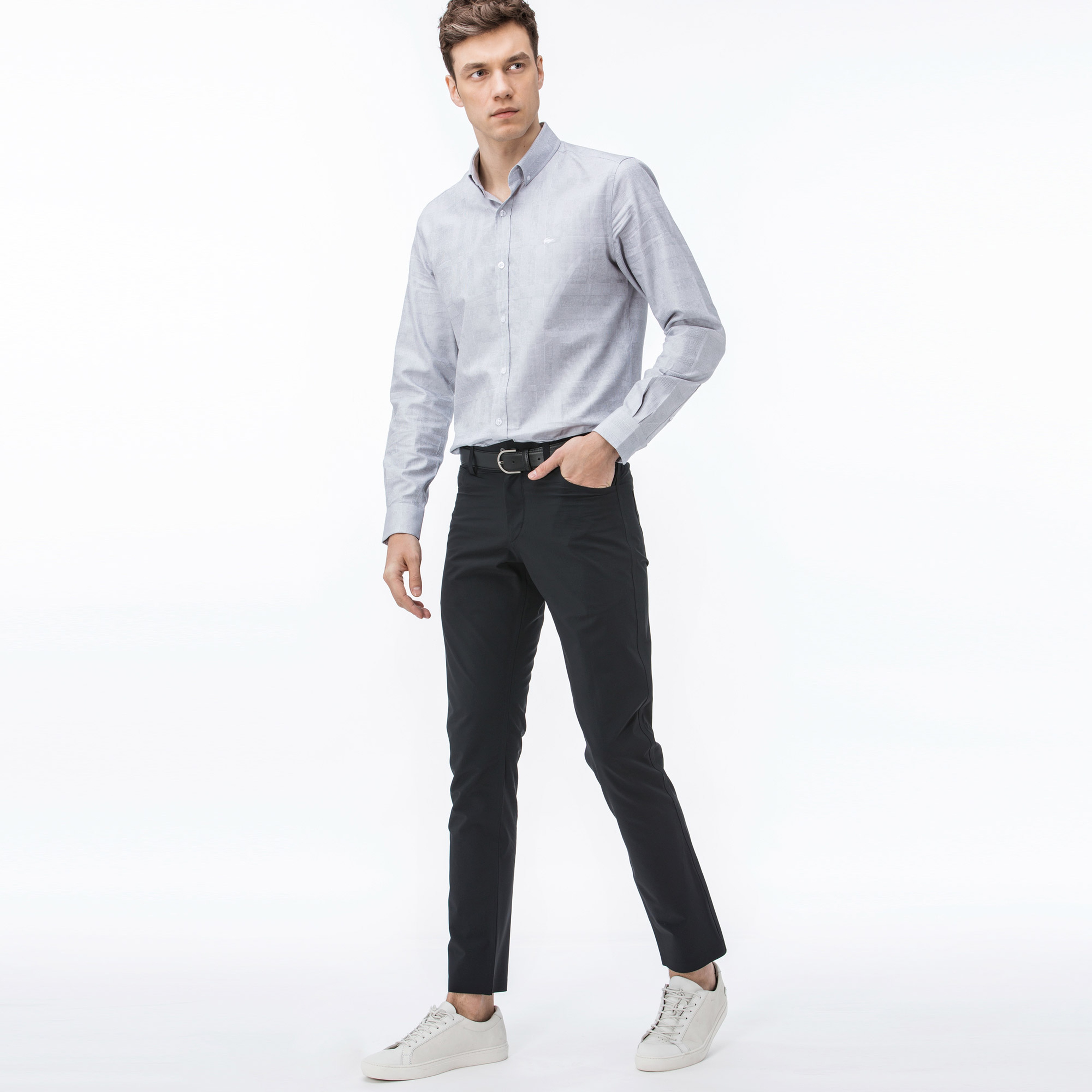 Lacoste Erkek Streç Siyah Pantolon