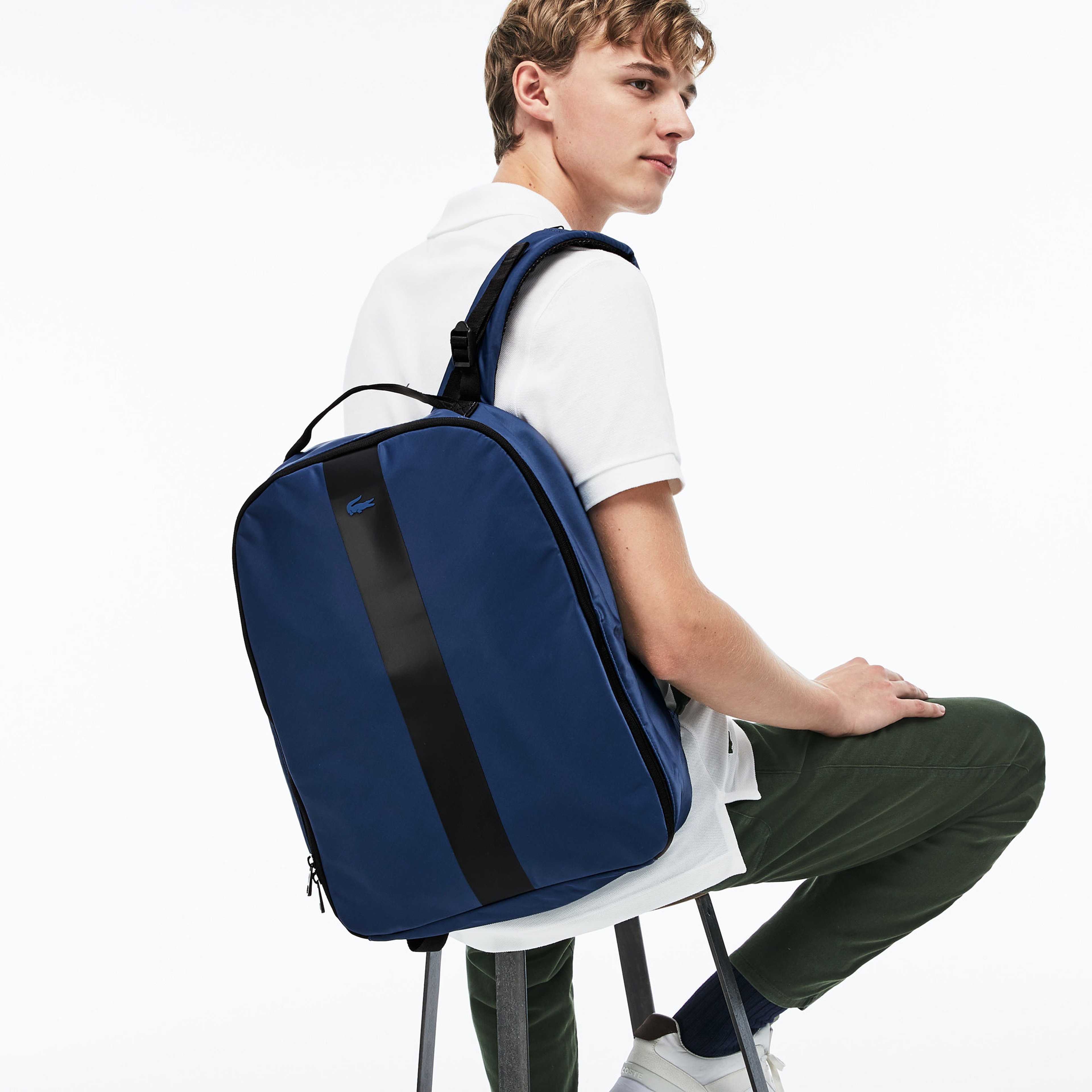 Lacoste Unisex Lacivert Sırt Çantası