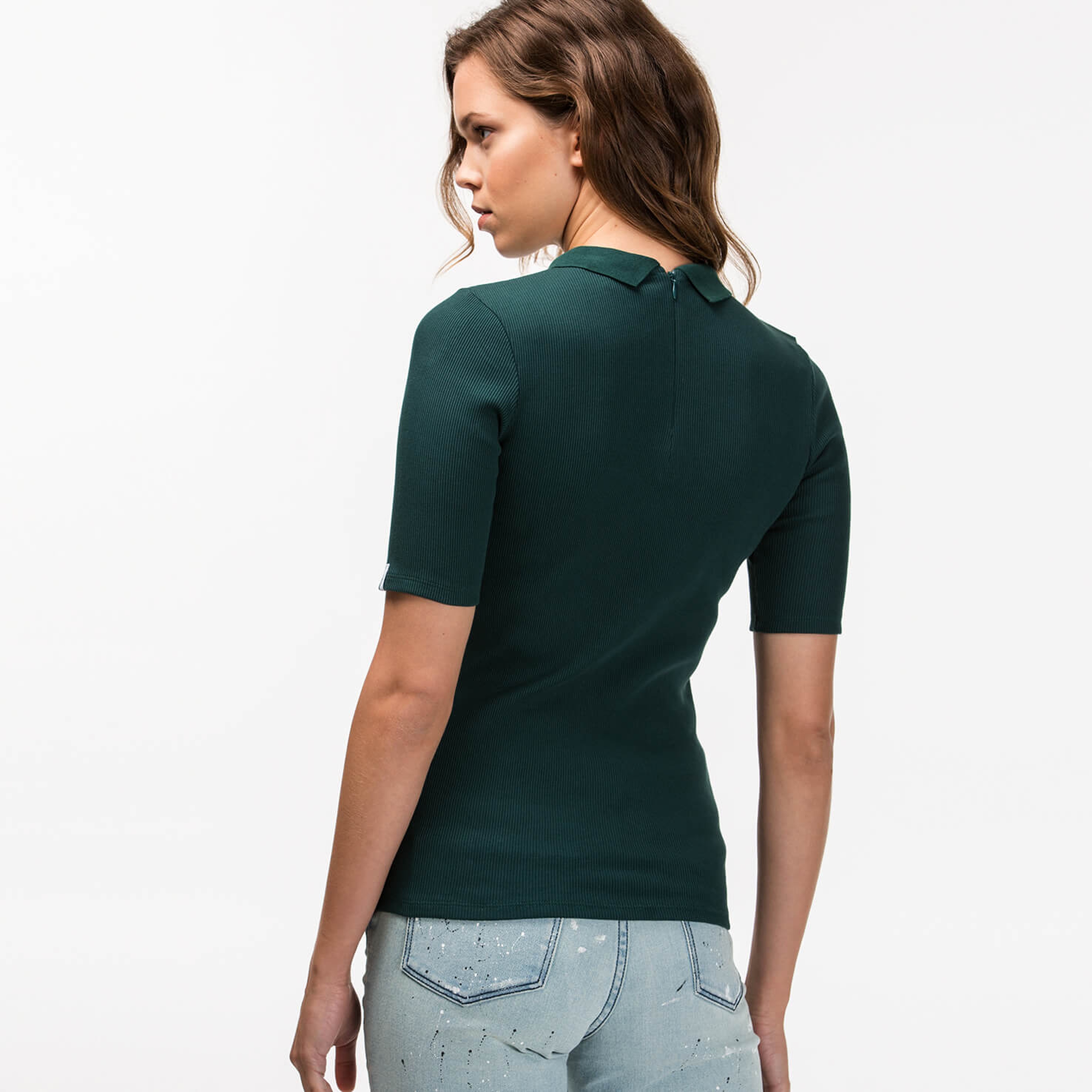 Lacoste Kadın Yeşil Polo