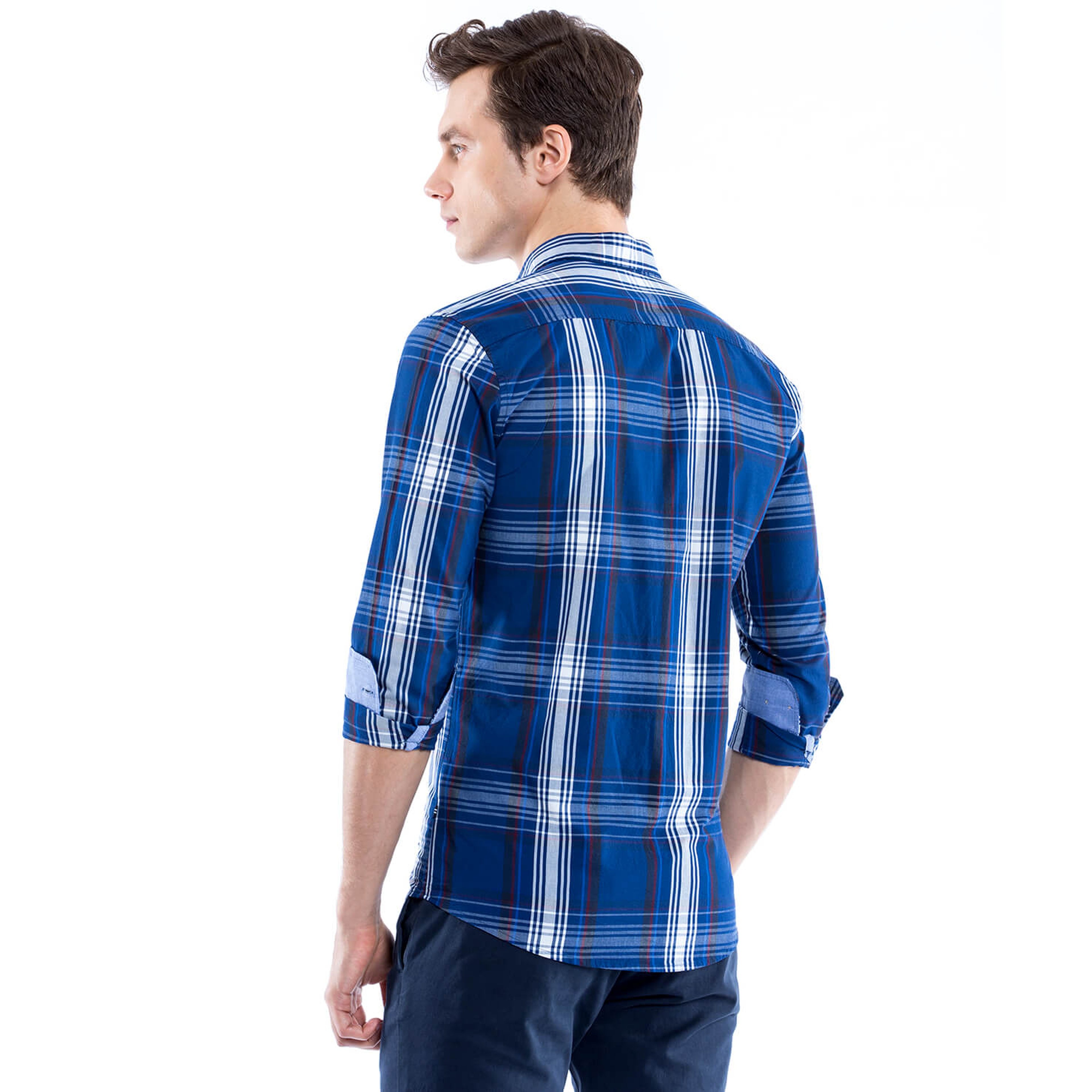 Nautica Erkek Mavi Gömlek