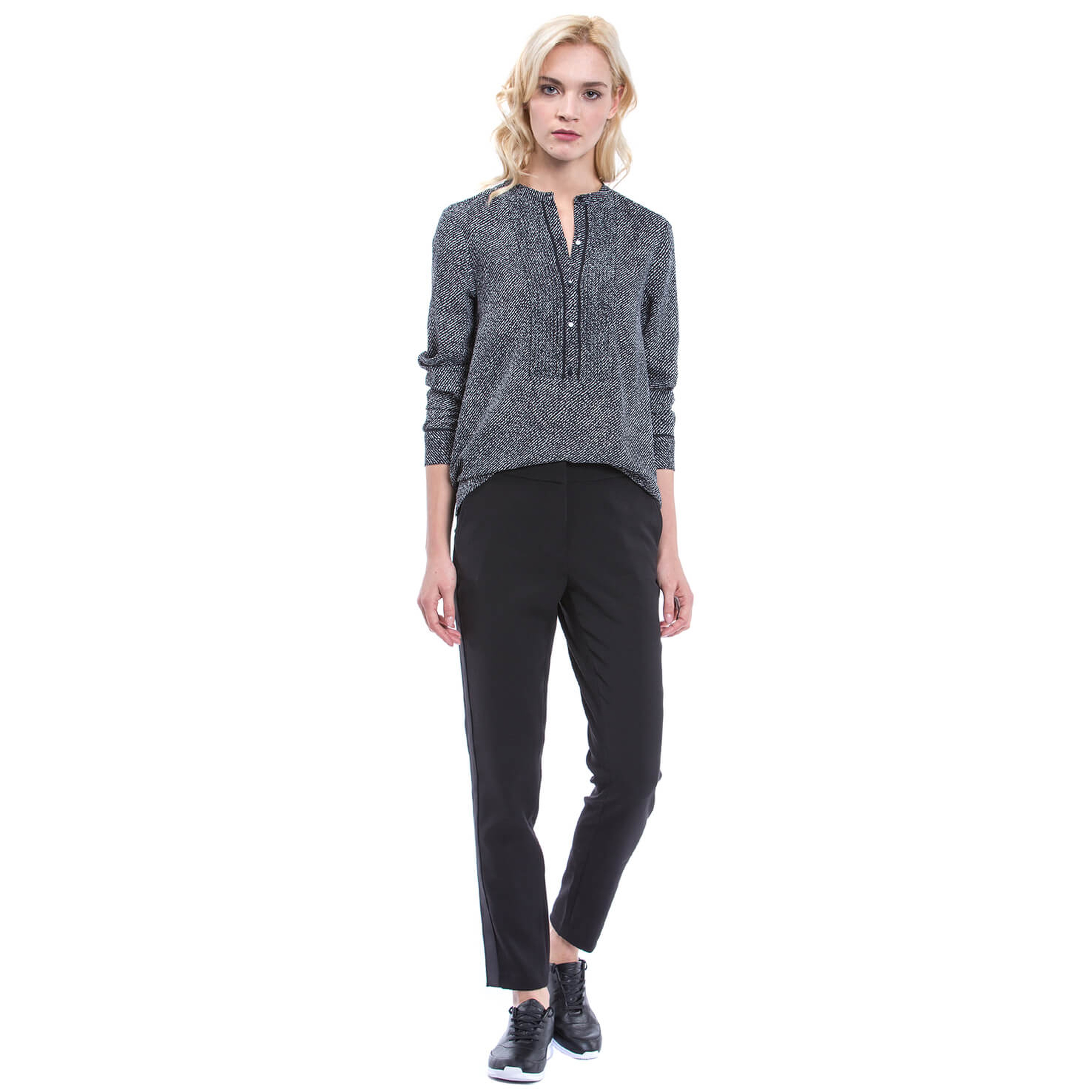 Nautica Kadın Siyah Klasik Fit Pantolon