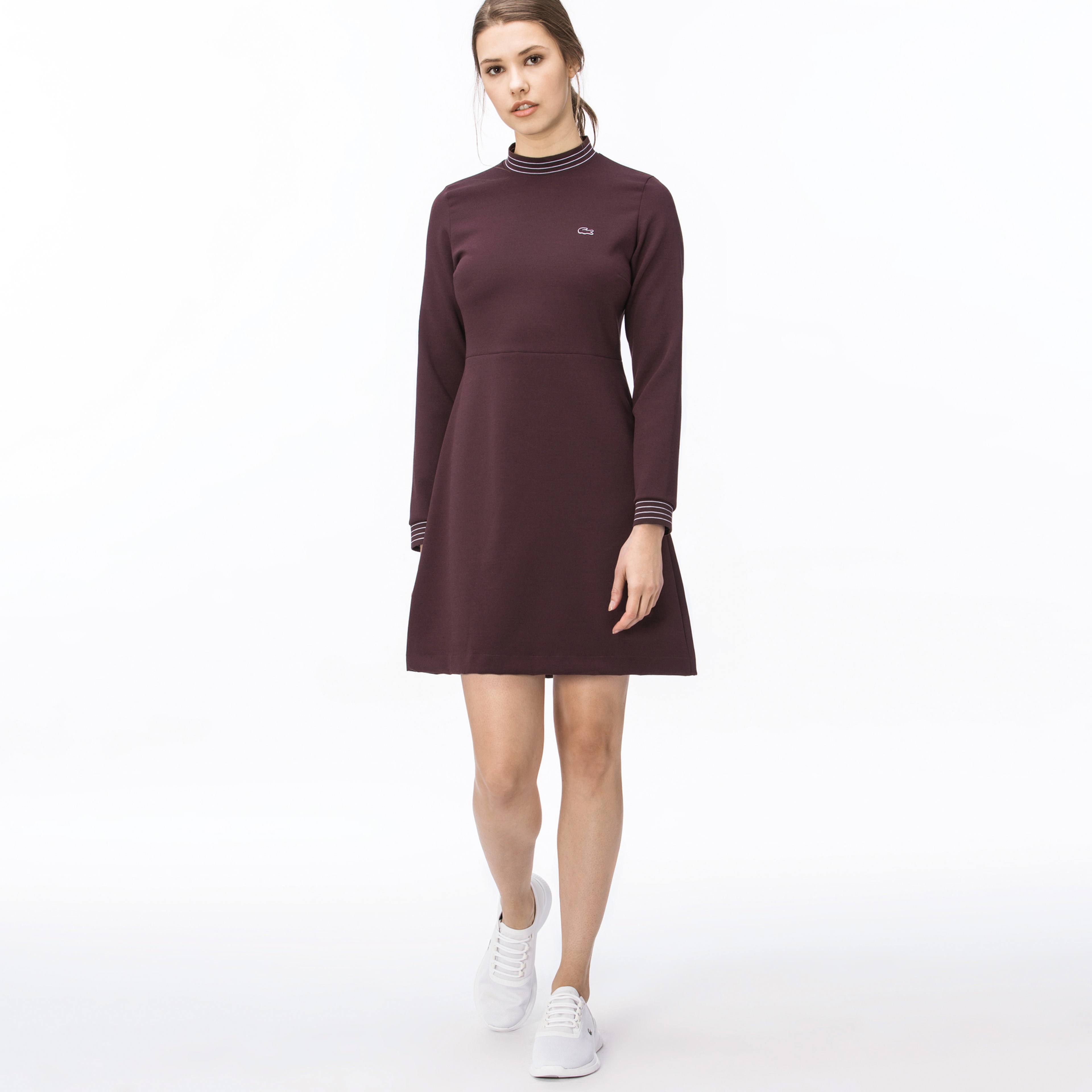 Lacoste Kadın Bordo Elbise
