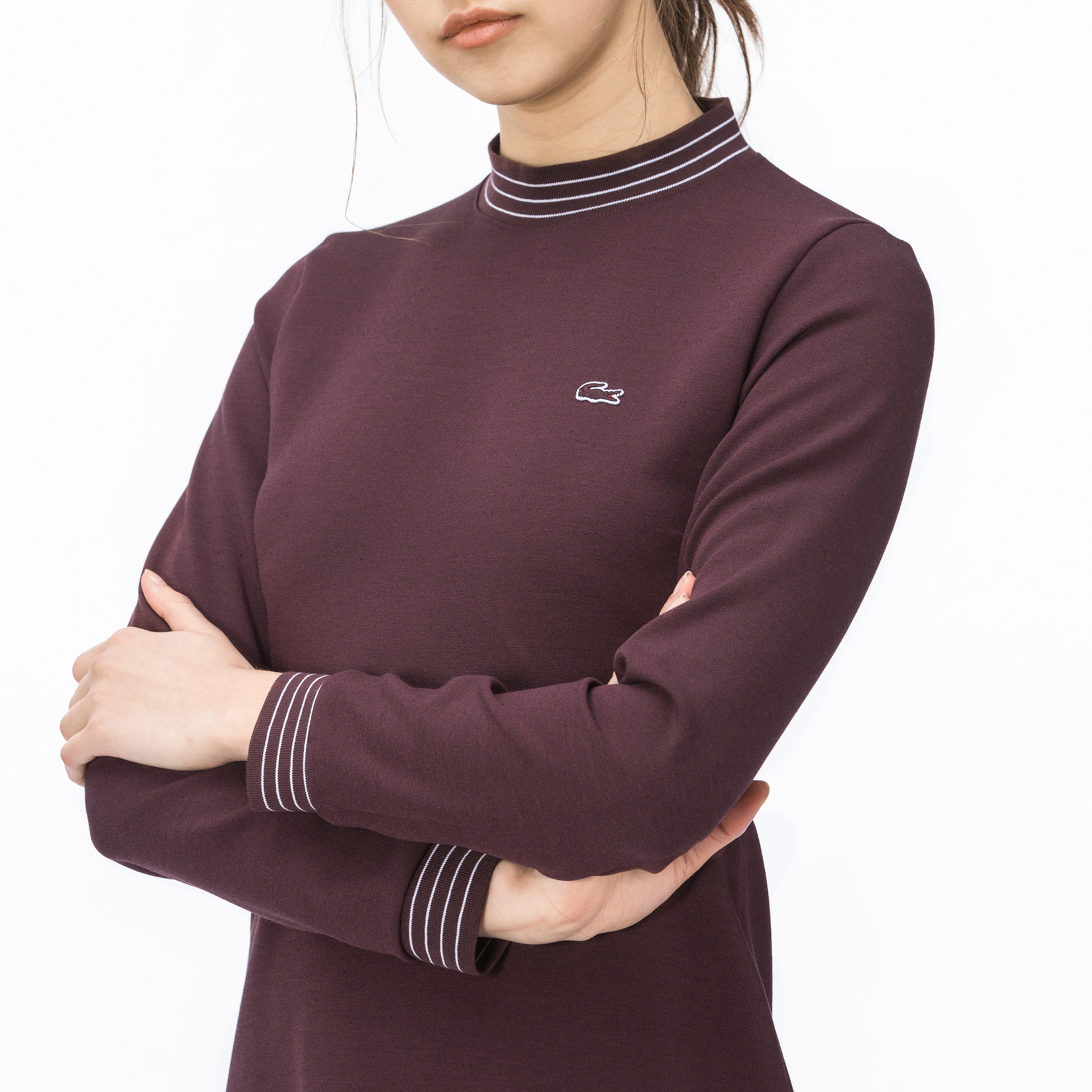 Lacoste Kadın Bordo Elbise