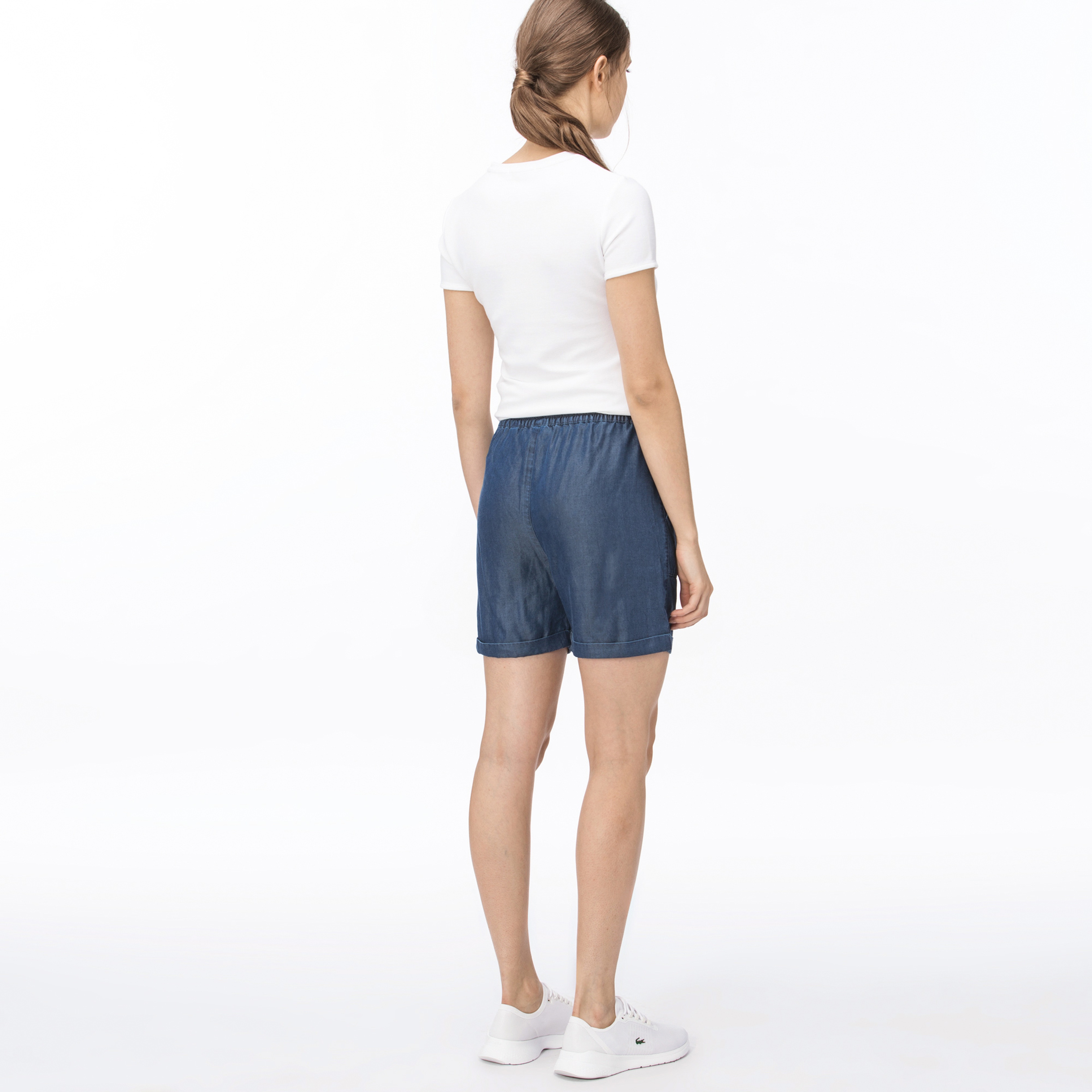 Lacoste Kadın Lacivert Şort