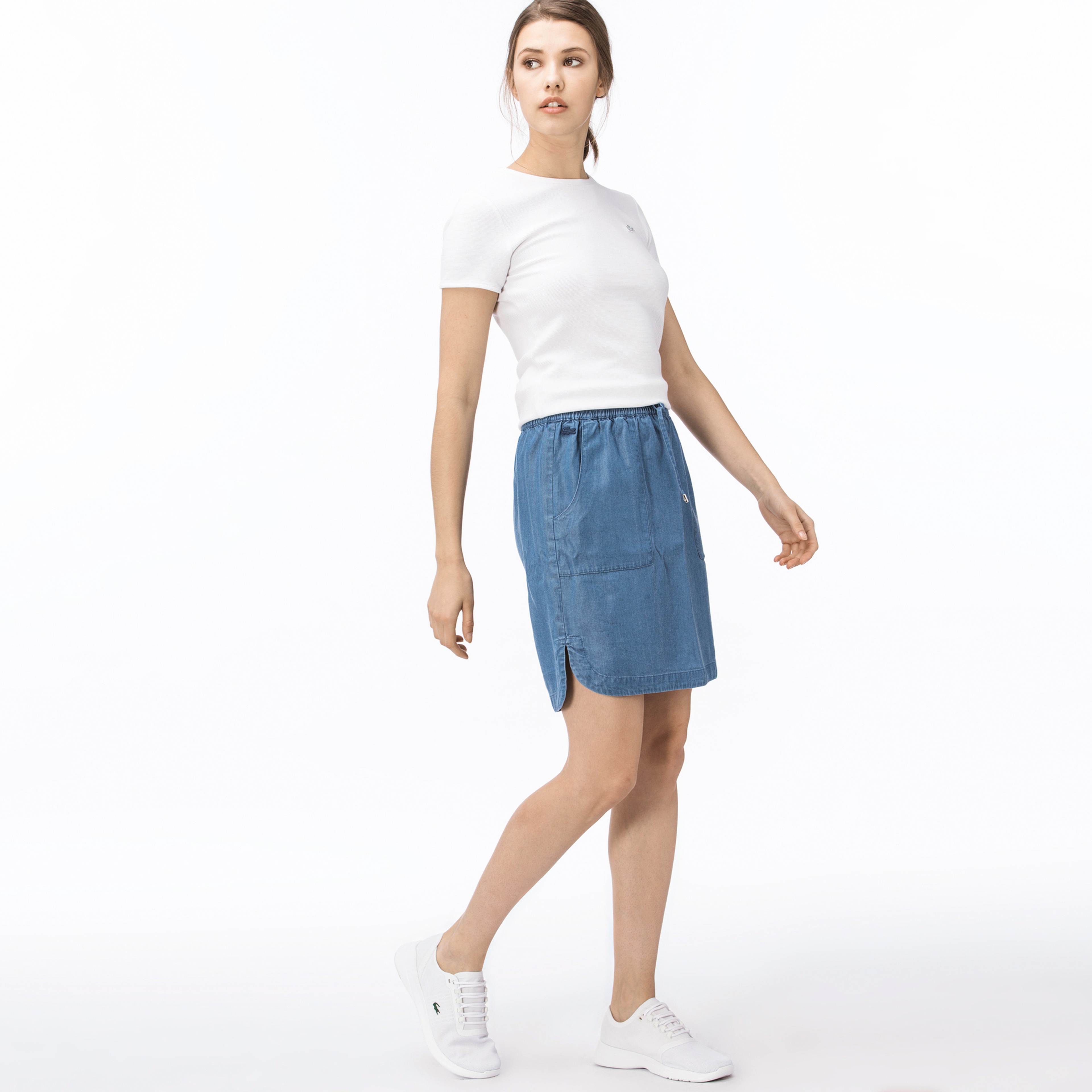 Lacoste Kadın Mavi Etek