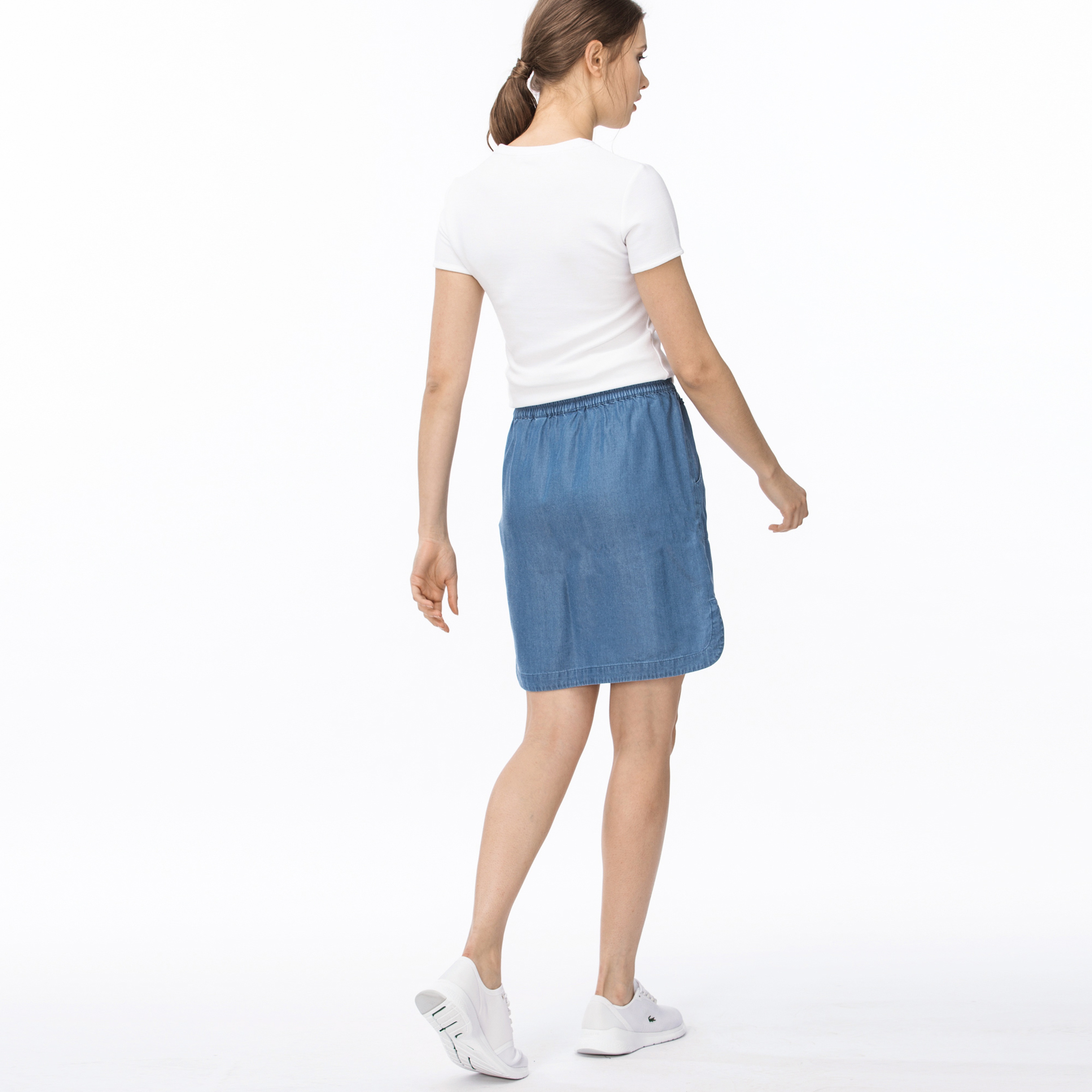 Lacoste Kadın Mavi Etek