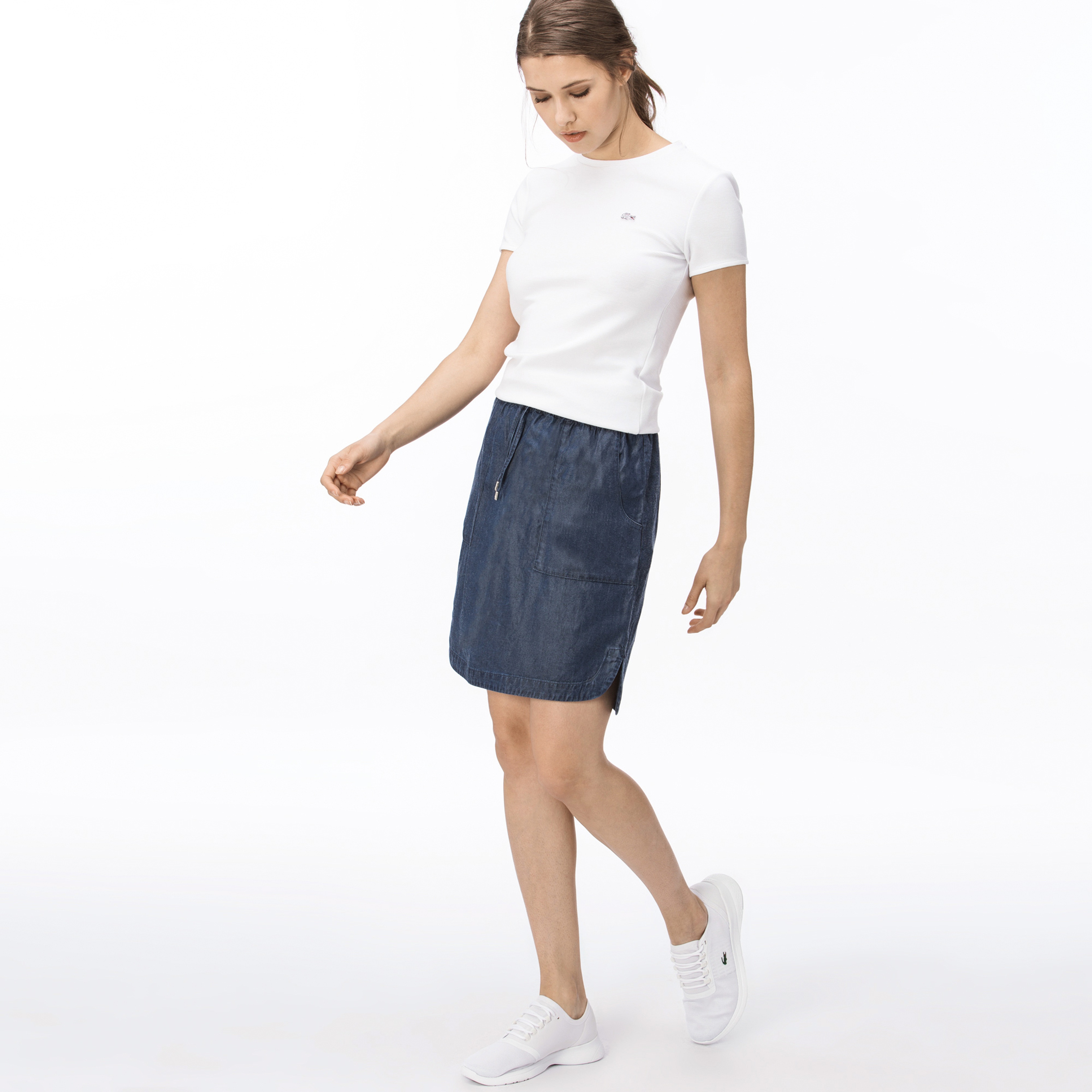 Lacoste Kadın Lacivert Etek