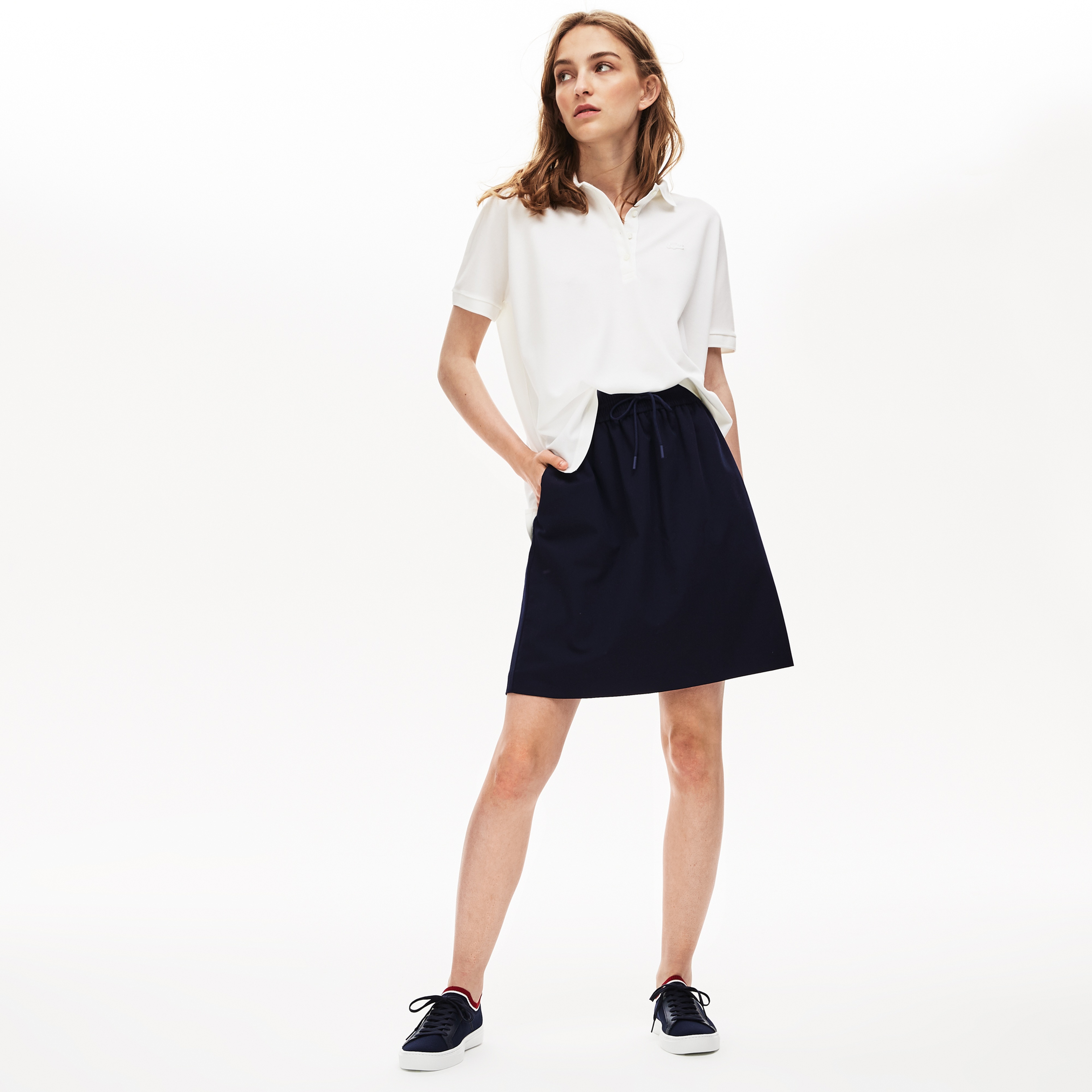 Lacoste Kadın Lacivert Etek