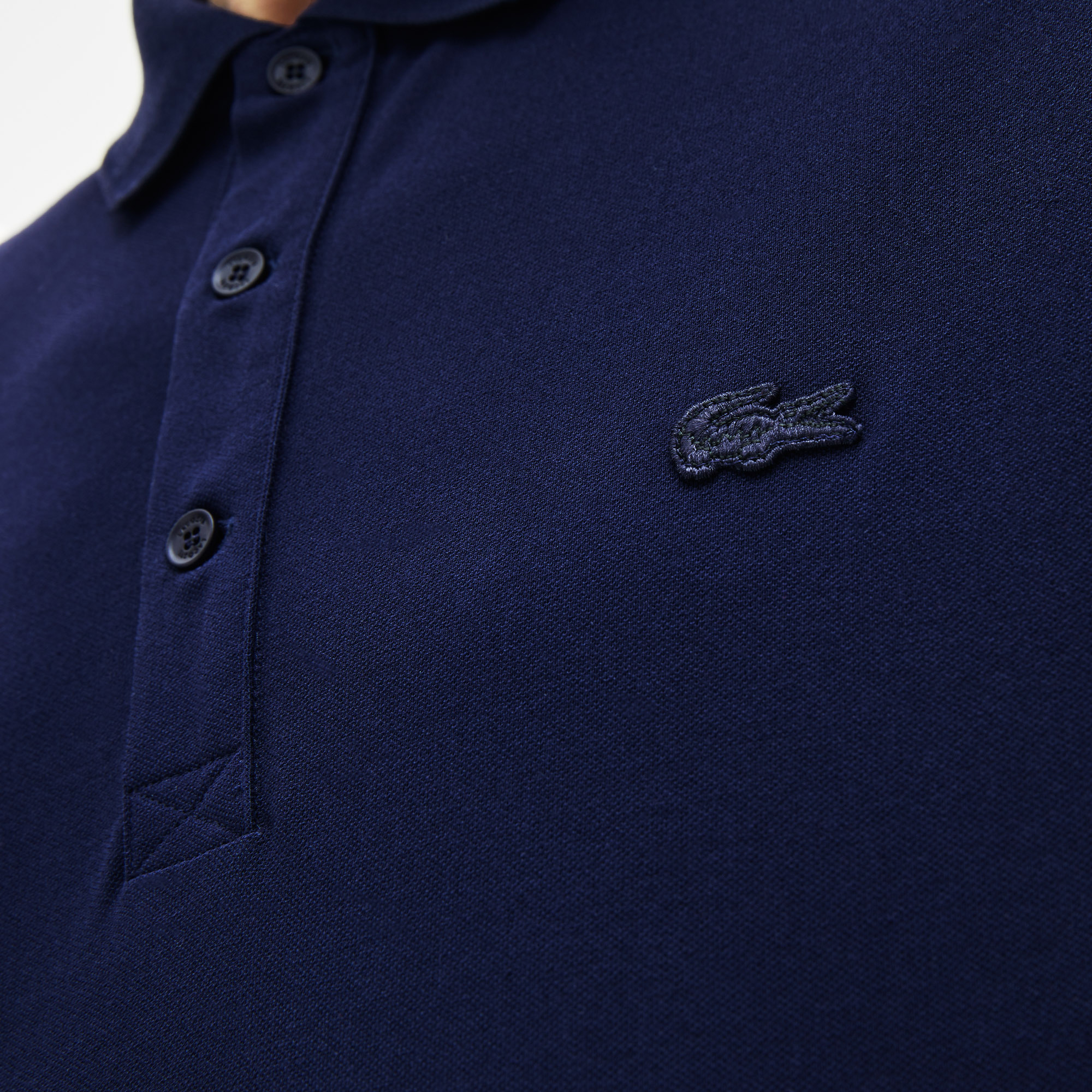 Lacoste Riviera Erkek Klasik Fit Lacivert Polo