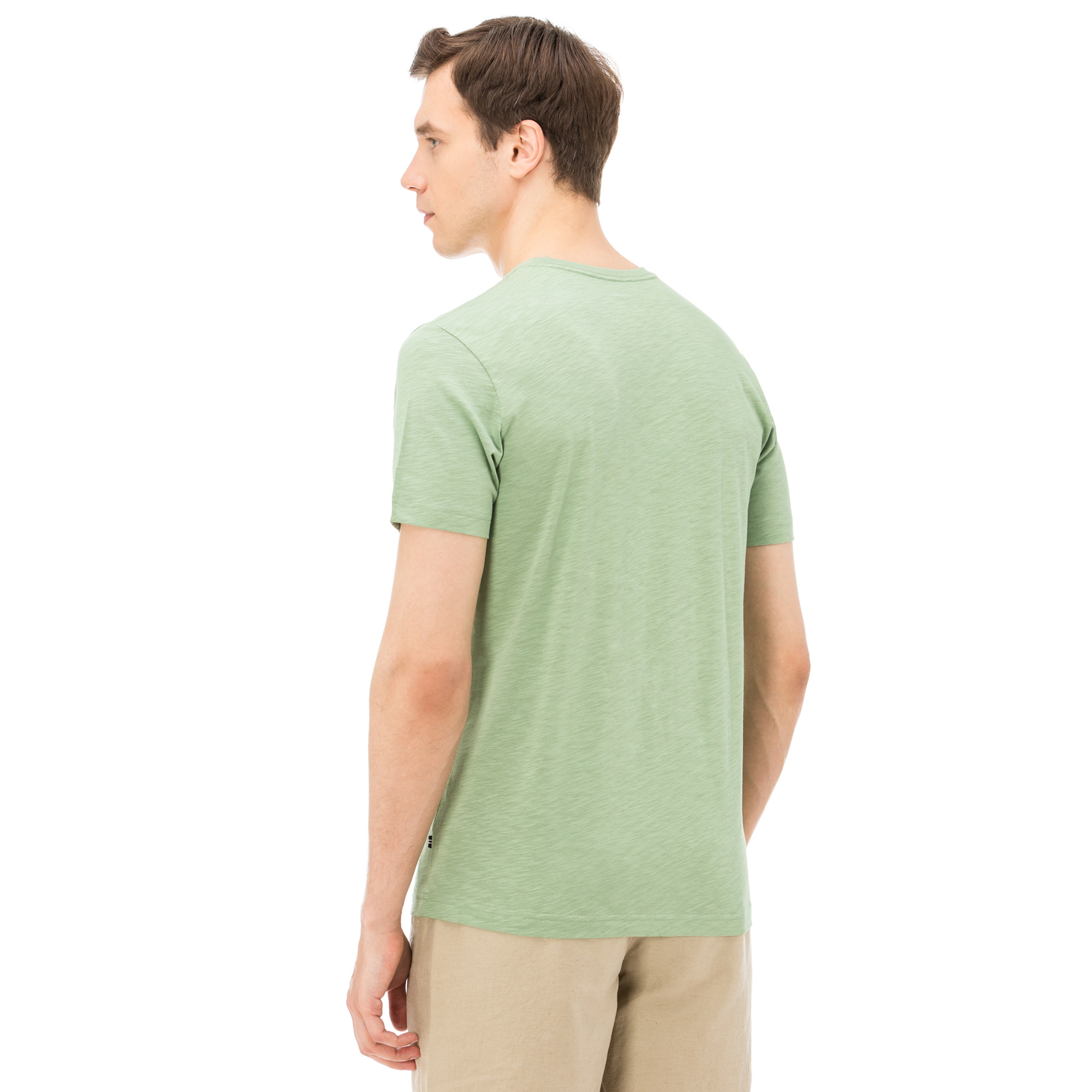 Nautica Erkek Yeşil Slim Fit T-Shirt