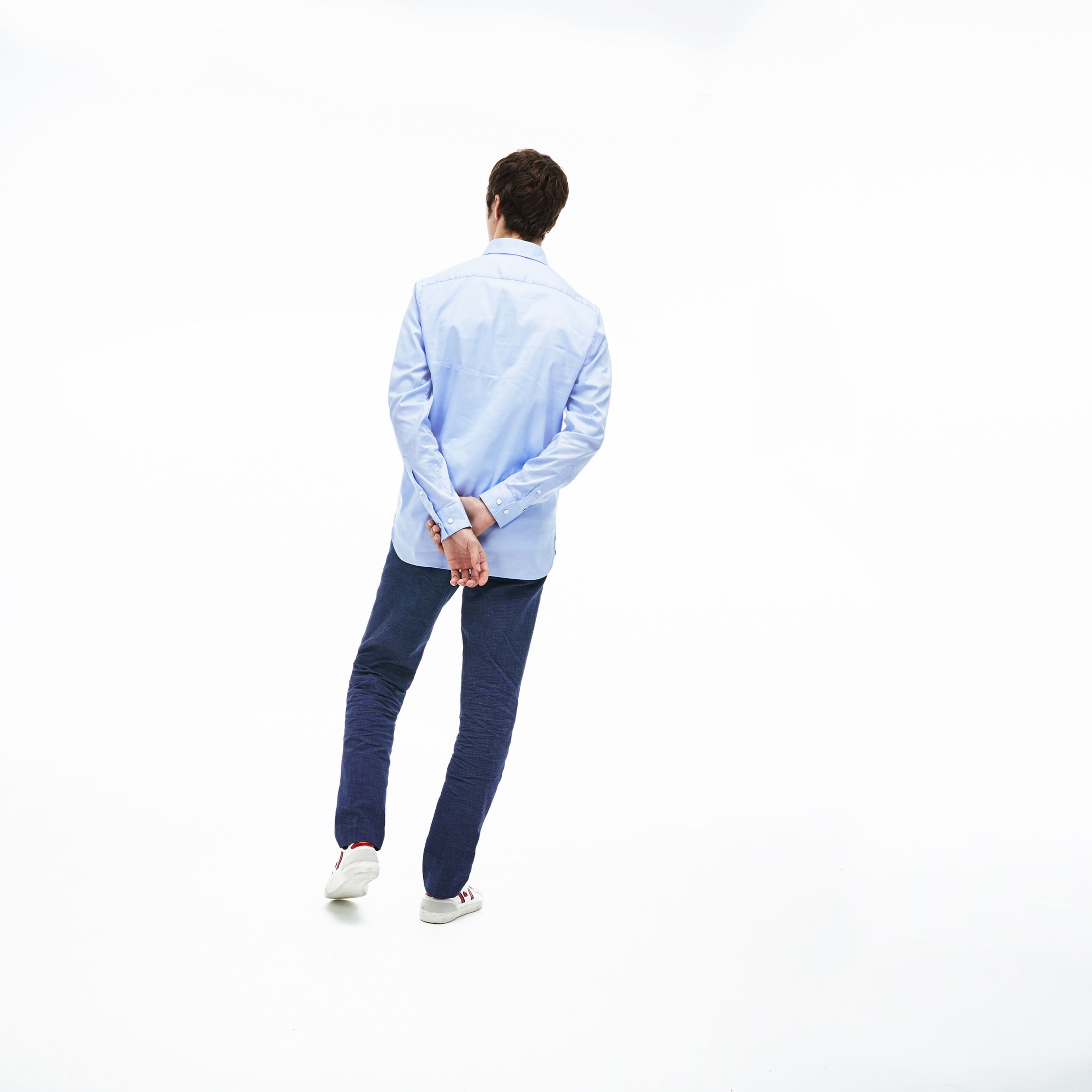 Lacoste Erkek Slim Fit Mavi Gömlek