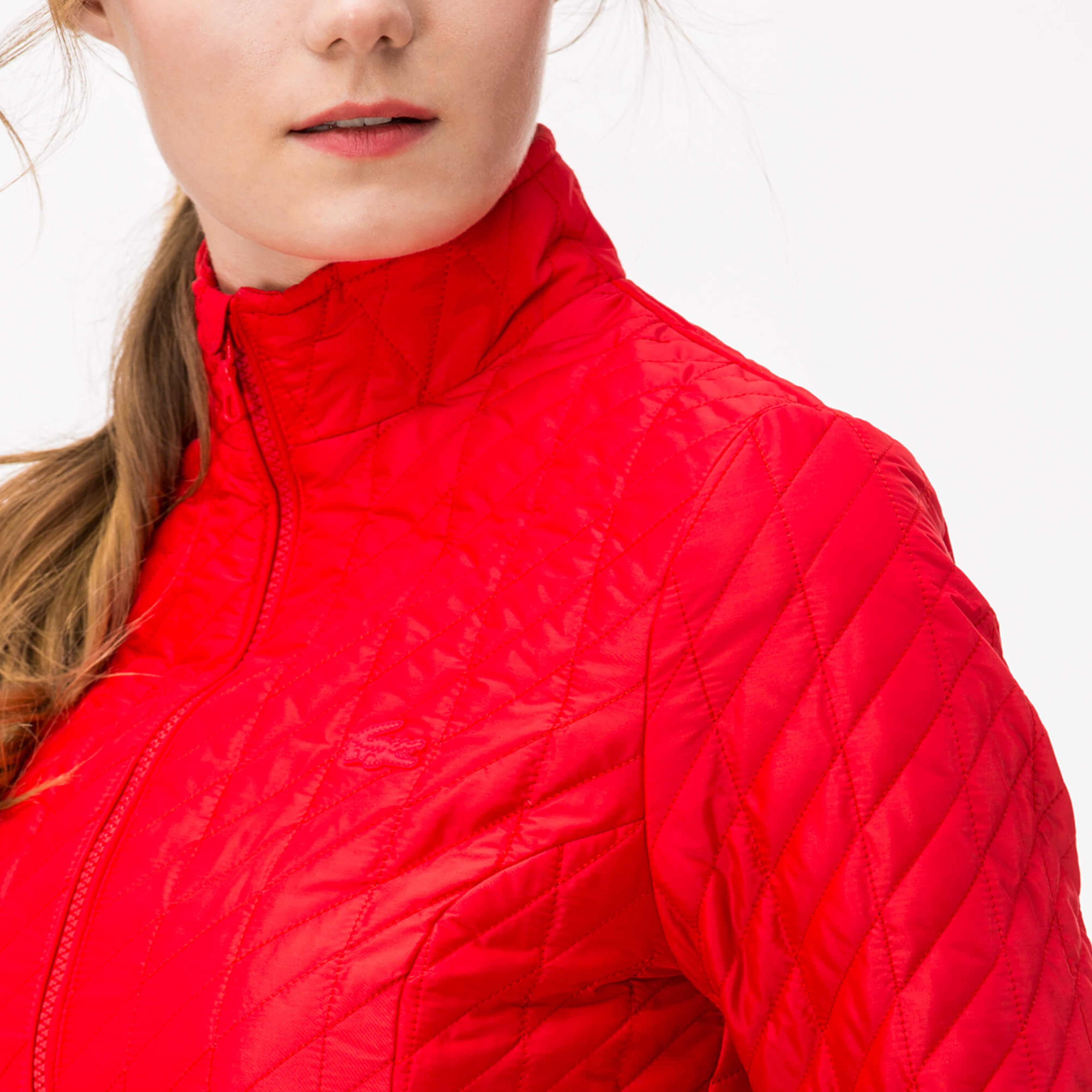 Lacoste Kadın Kırmızı Mont