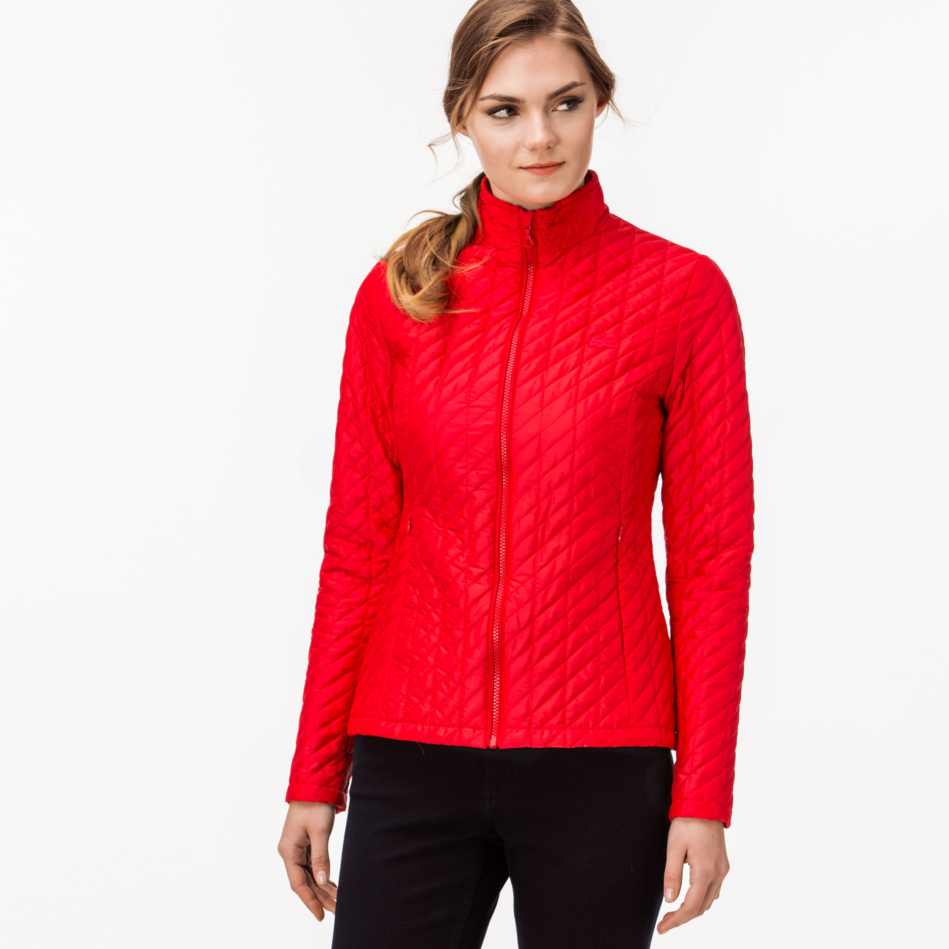 Lacoste Kadın Kırmızı Mont