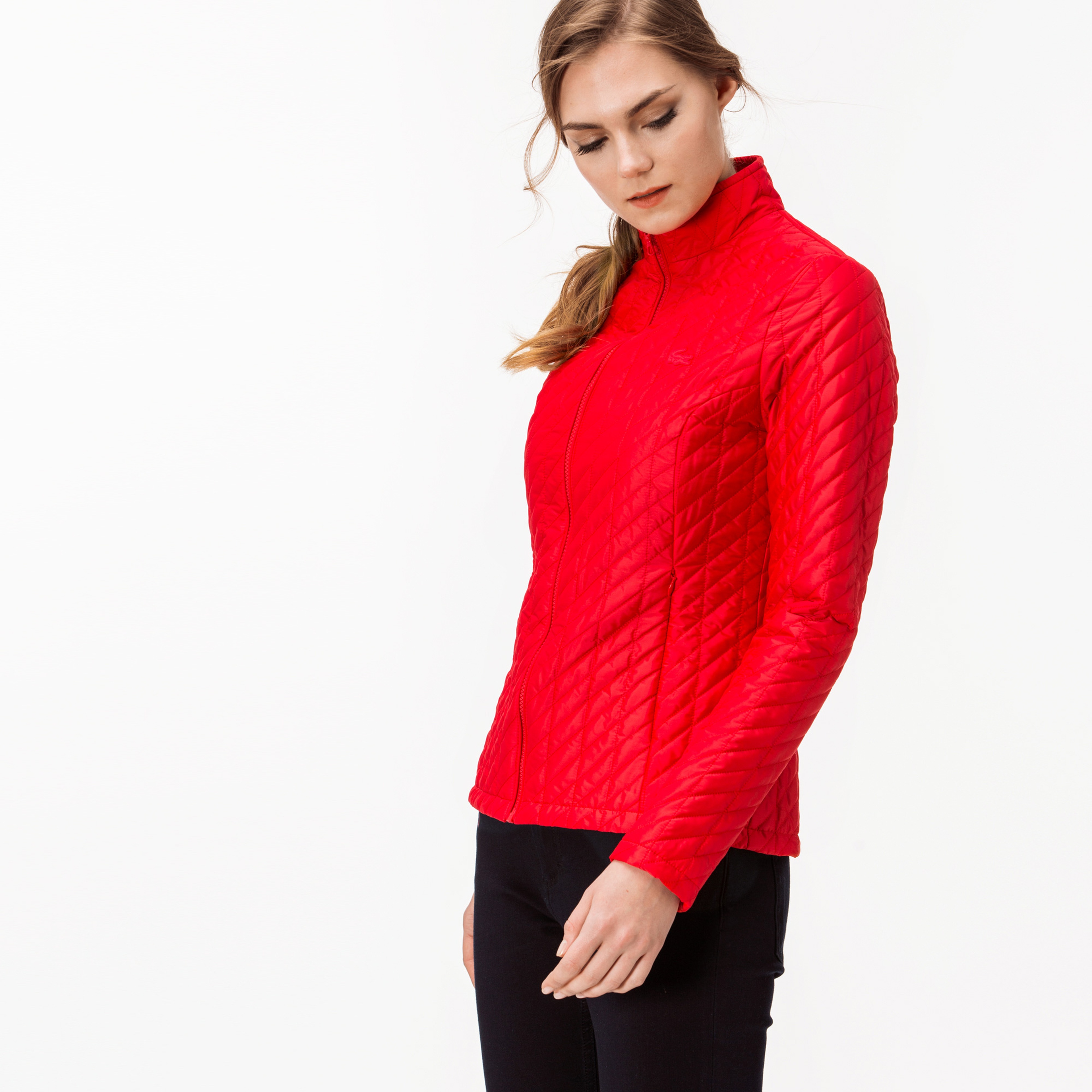 Lacoste Kadın Kırmızı Mont