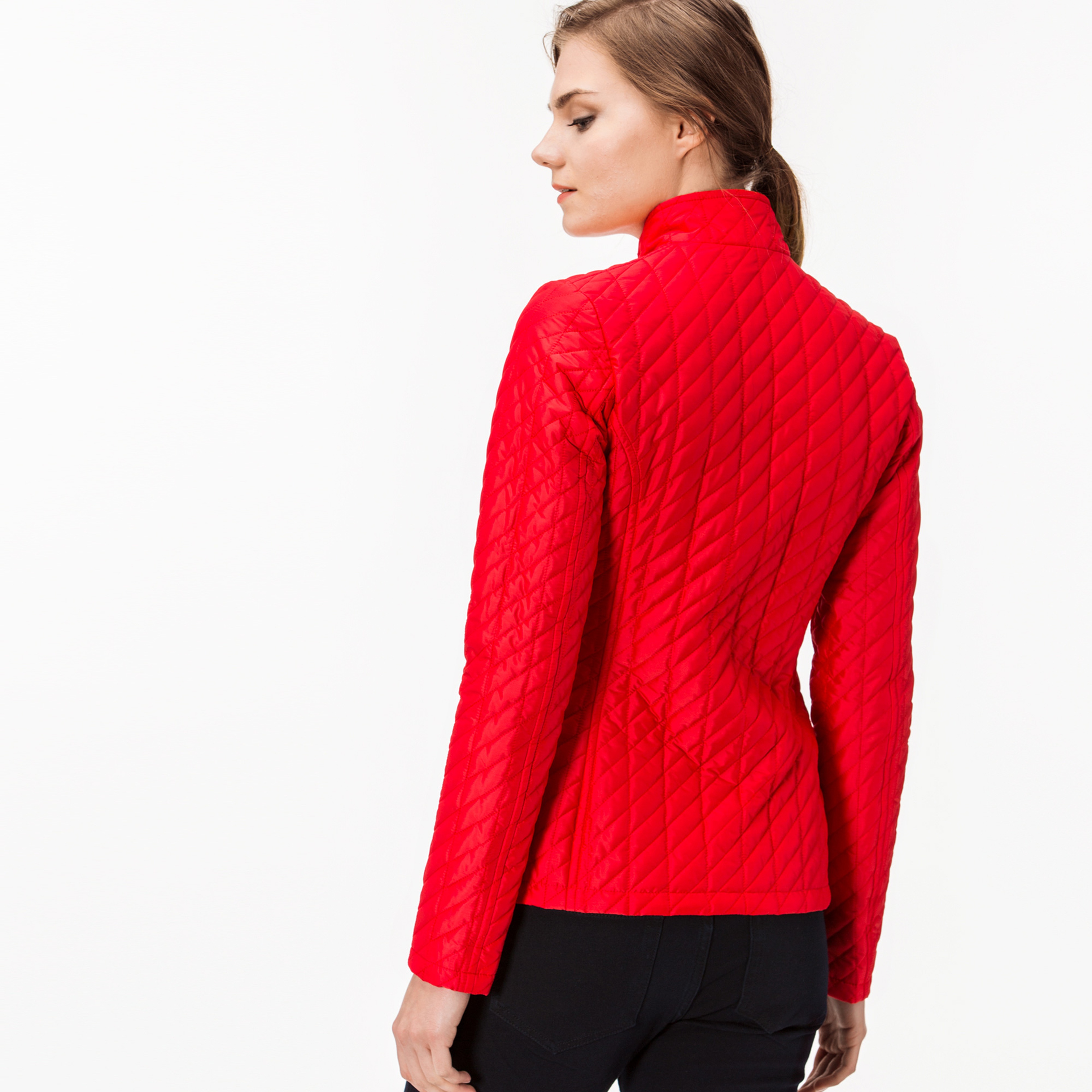 Lacoste Kadın Kırmızı Mont