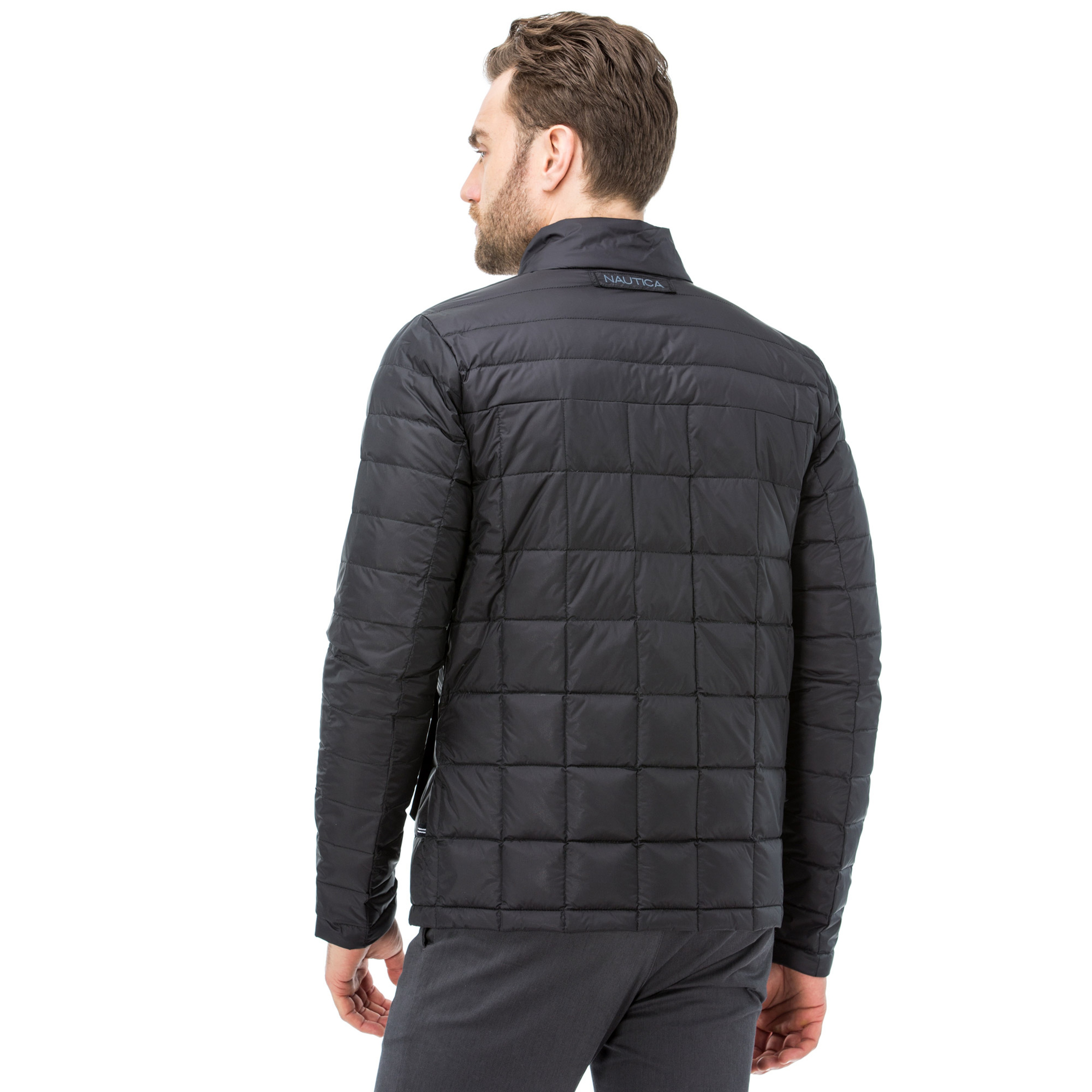 Nautica Erkek Klasik Fit Siyah Kaz Tüyü Mont