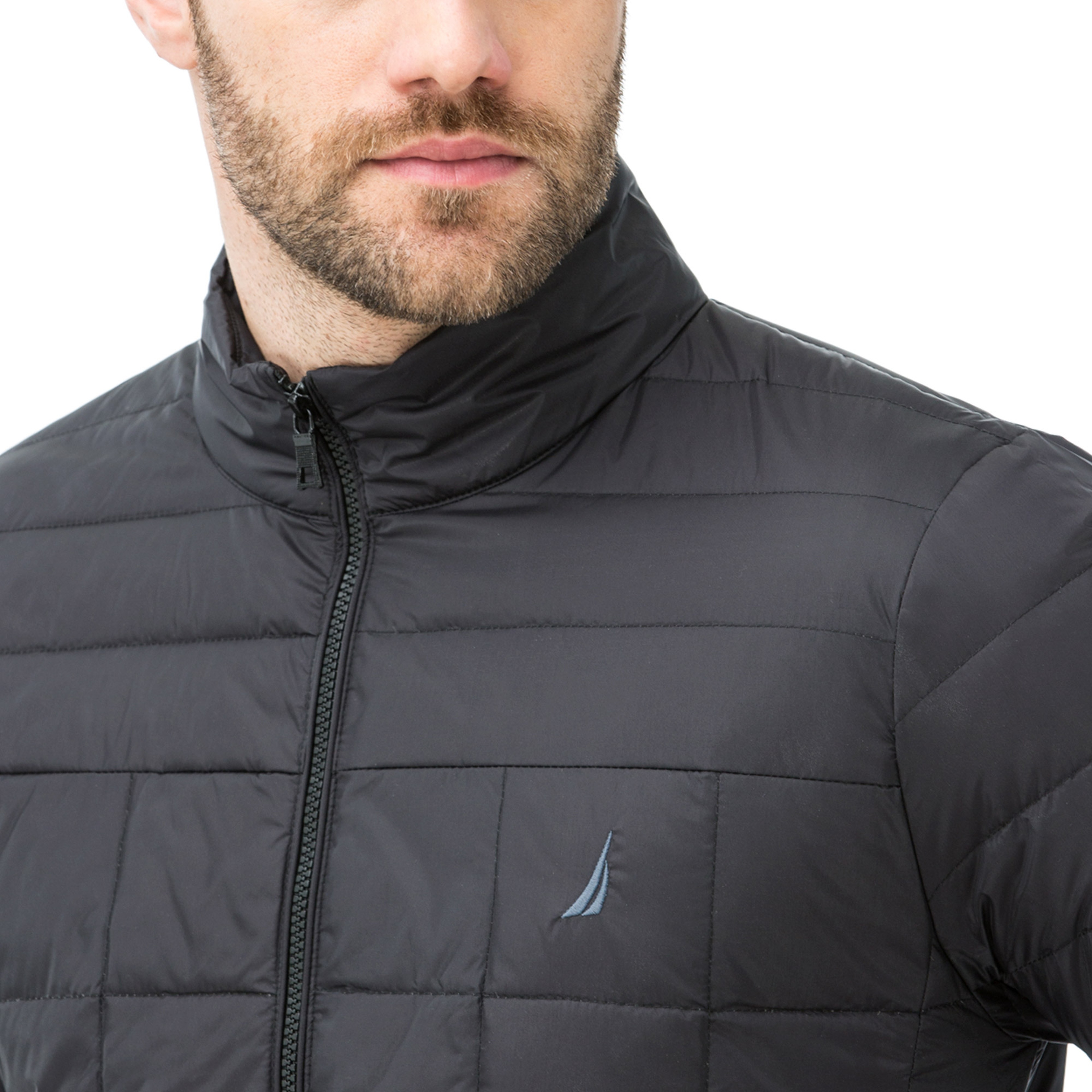 Nautica Erkek Klasik Fit Siyah Kaz Tüyü Mont