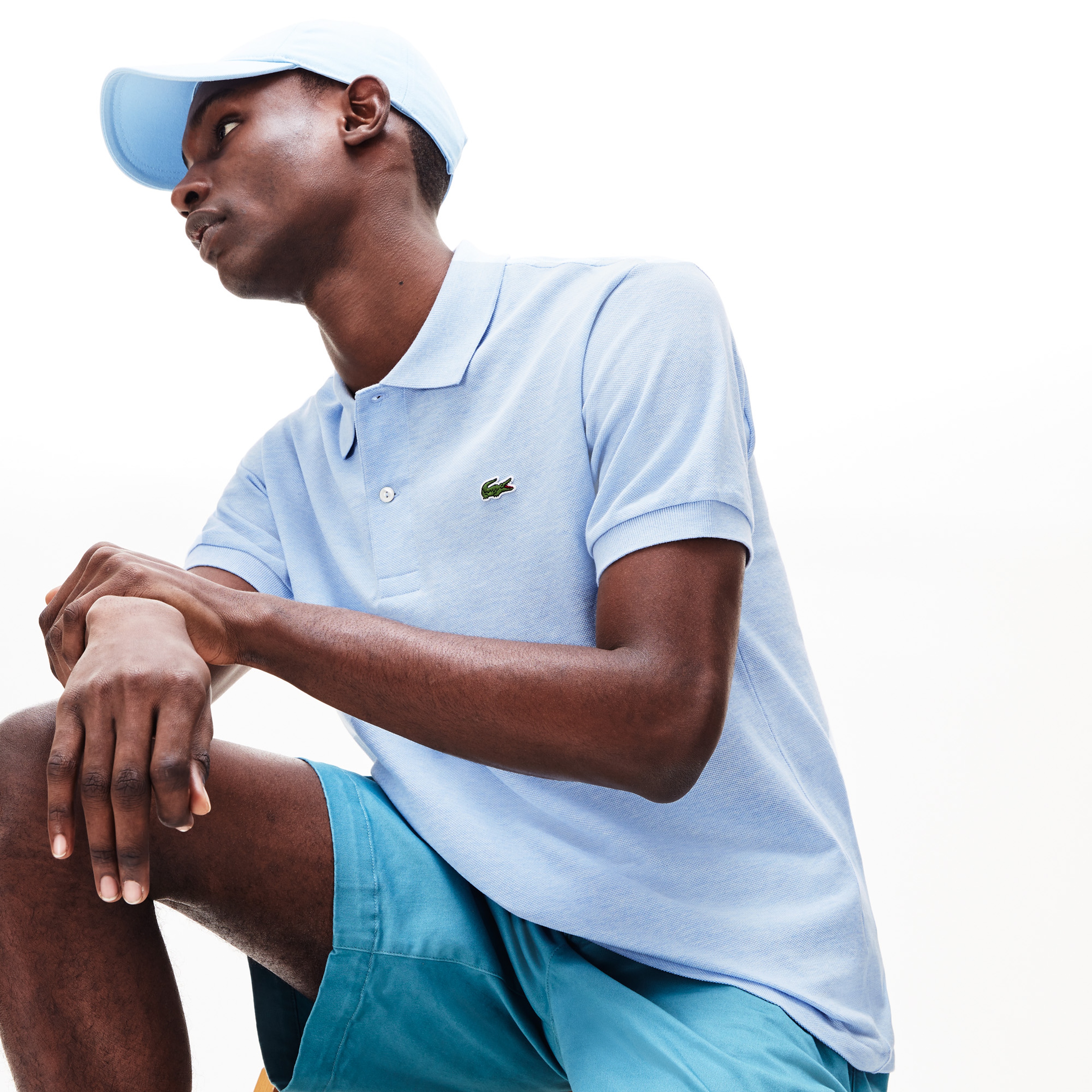Lacoste Erkek L1212 Klasik Fit Mavi Polo