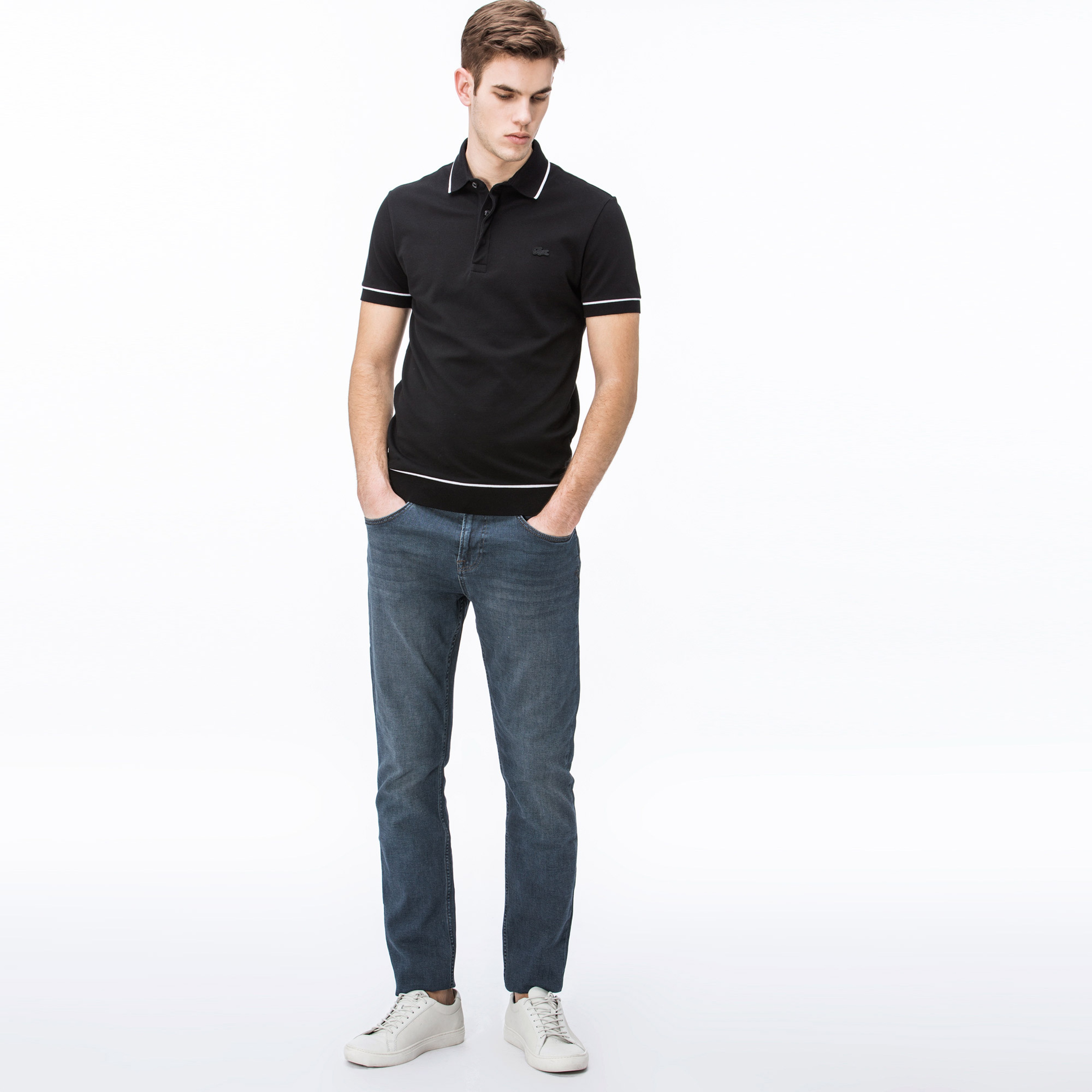 Lacoste Erkek Slim Fit Lacivert Pantolon