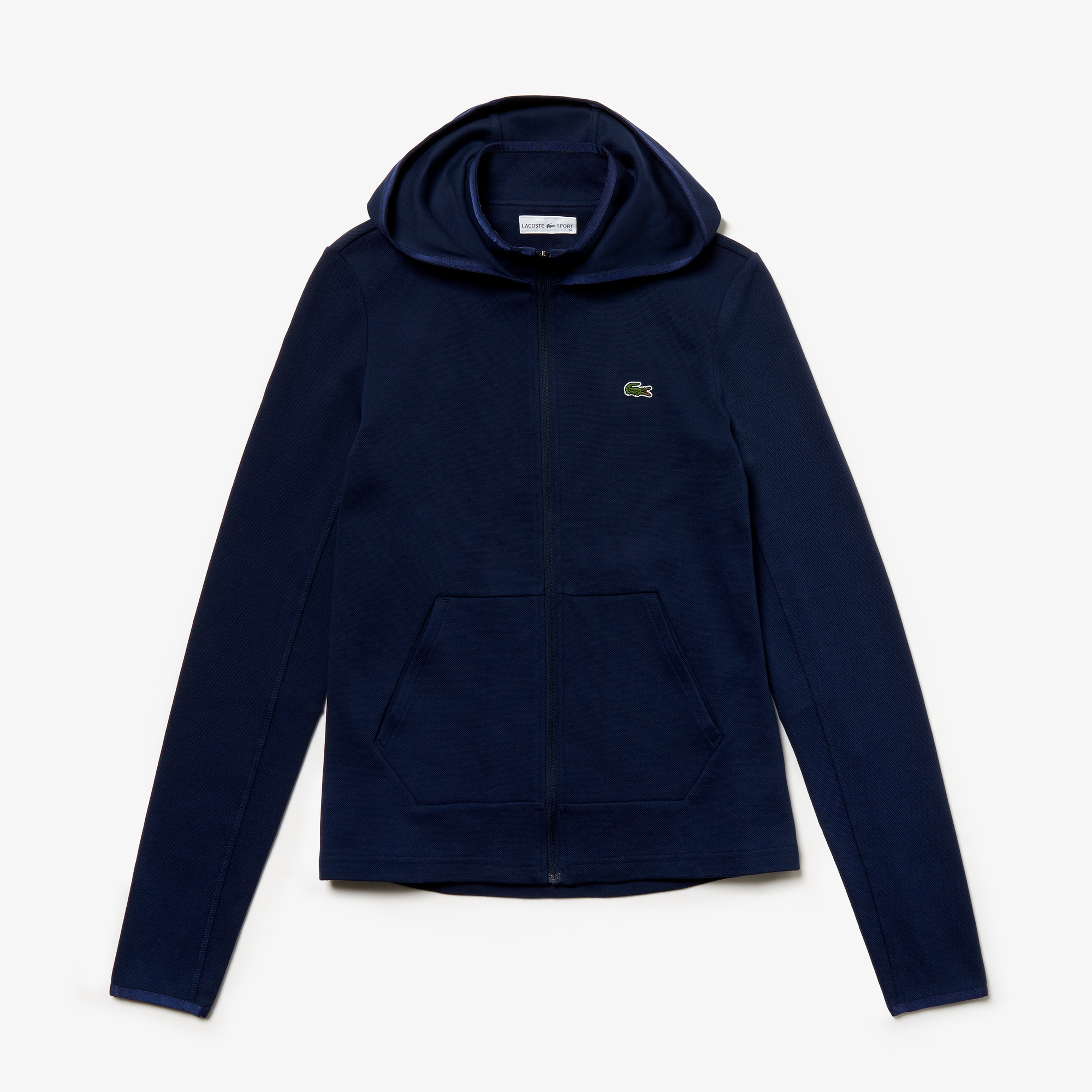 Lacoste Sport Kadın Kapüşonlu Lacivert Sweatshirt