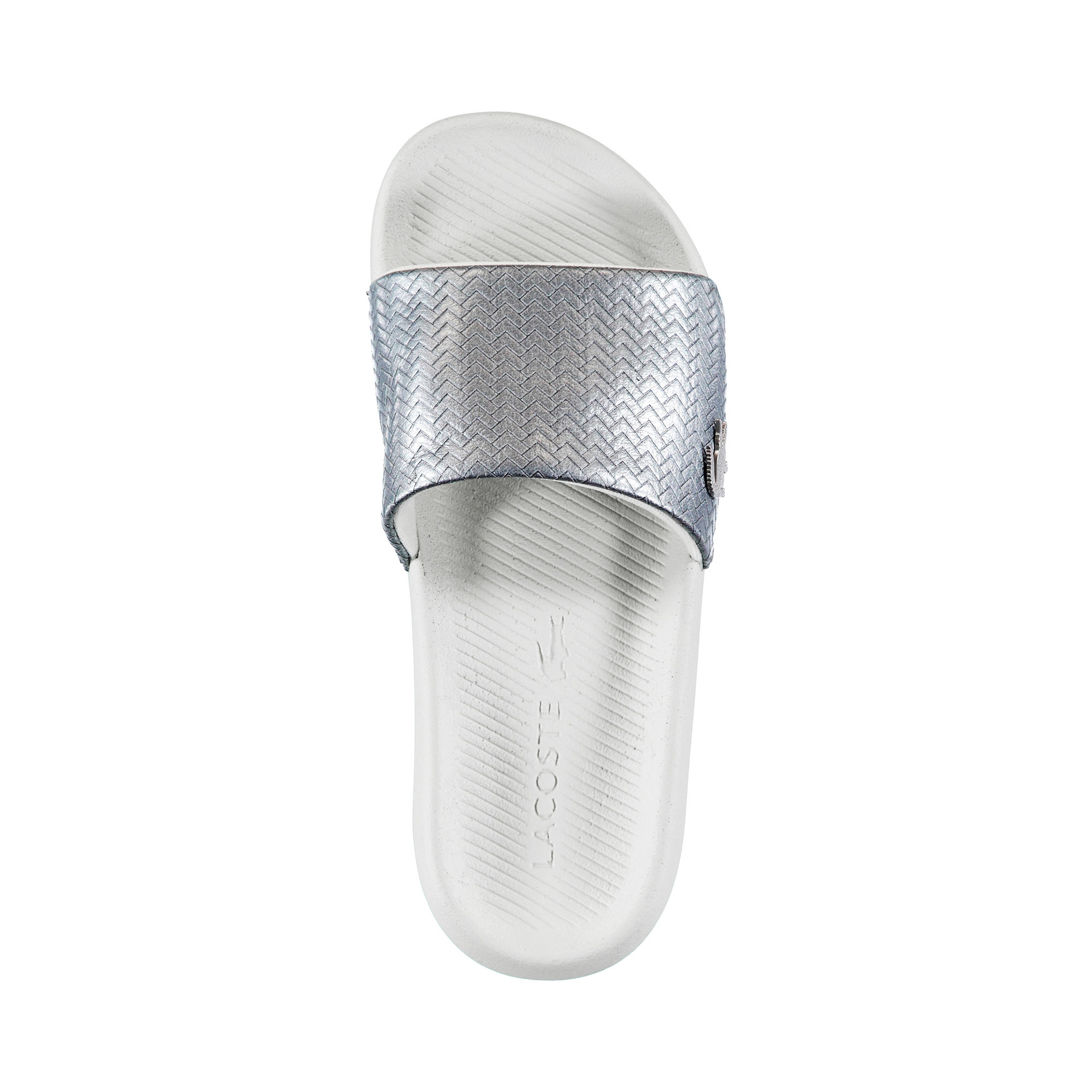 Lacoste Kadın Gümüş - Bej Croco Terlik