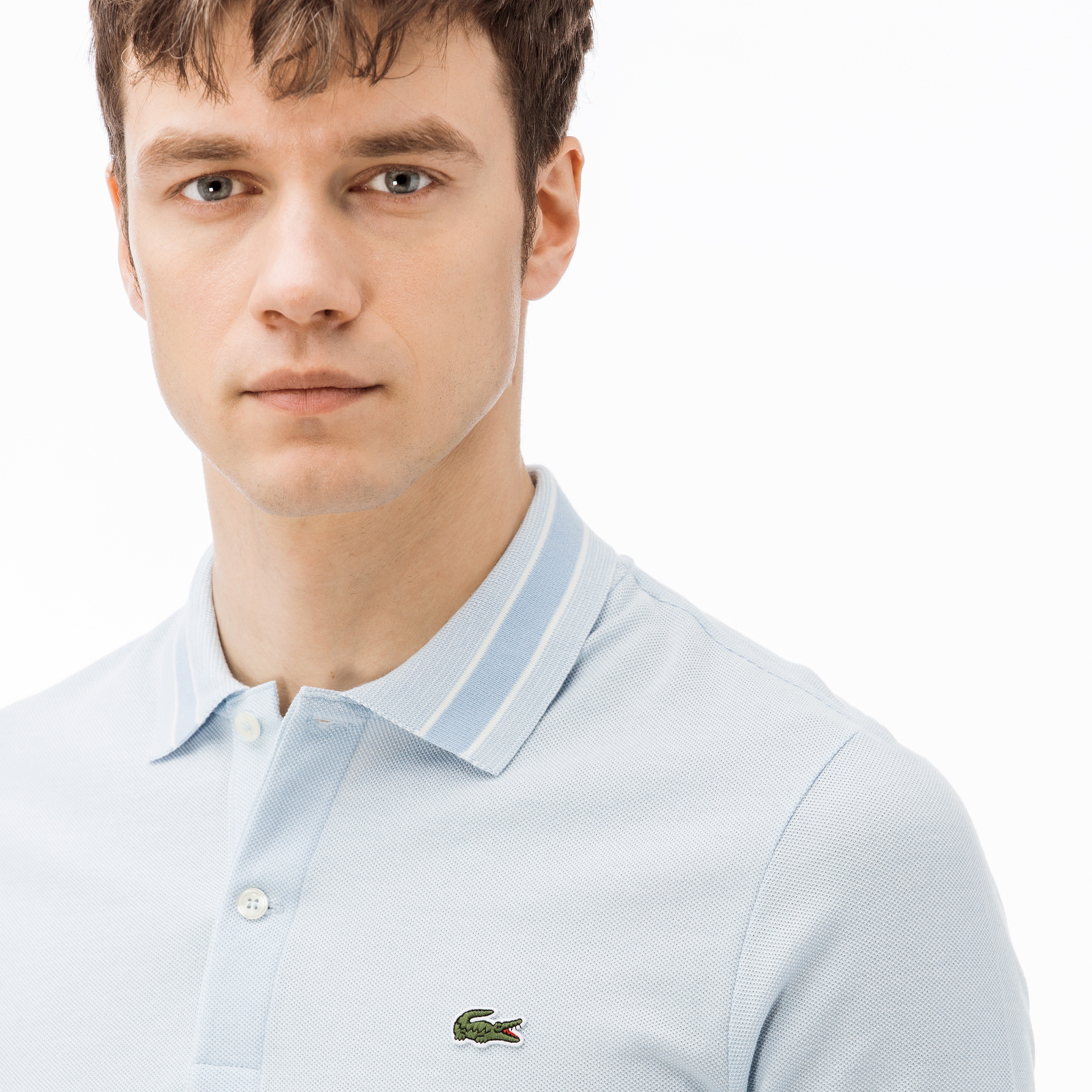 Lacoste Erkek Slim Fit Mavi Polo
