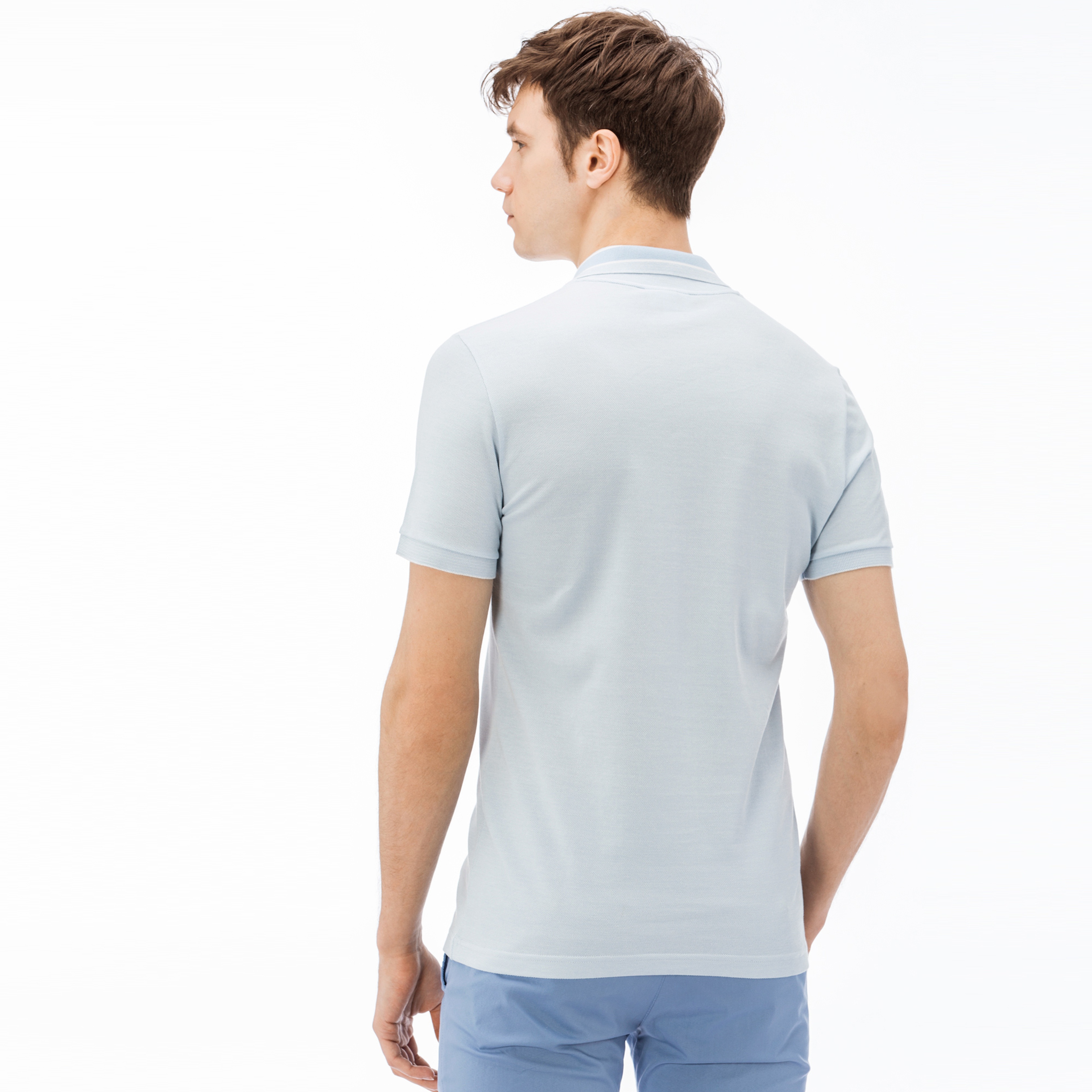 Lacoste Erkek Slim Fit Mavi Polo